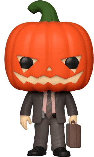 Funko The Office - Dwight with Pumpkinhead Pop! Vinyl