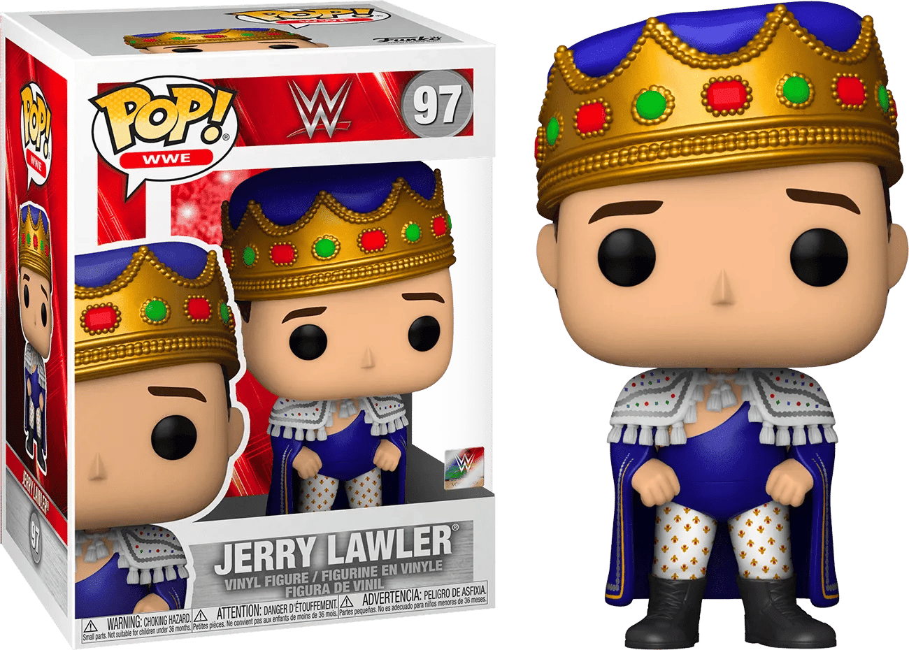 Funko WWE - Jerry Lawler Metallic Pop! Vinyl