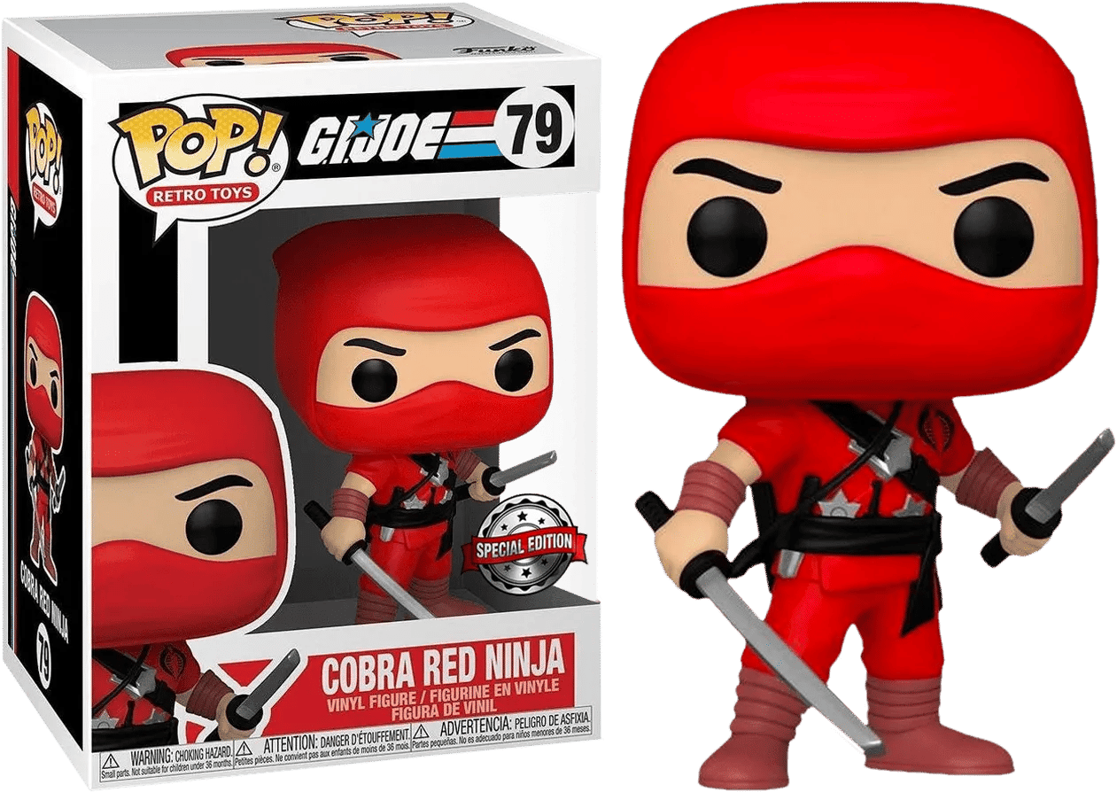 Funko G.I. Joe - Cobra Red Ninja Pop! Vinyl