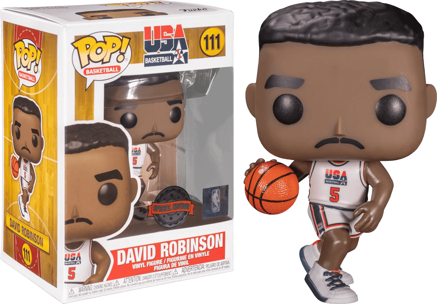Funko NBA: Legends - David Robinson 92 Team USA Pop! Vinyl