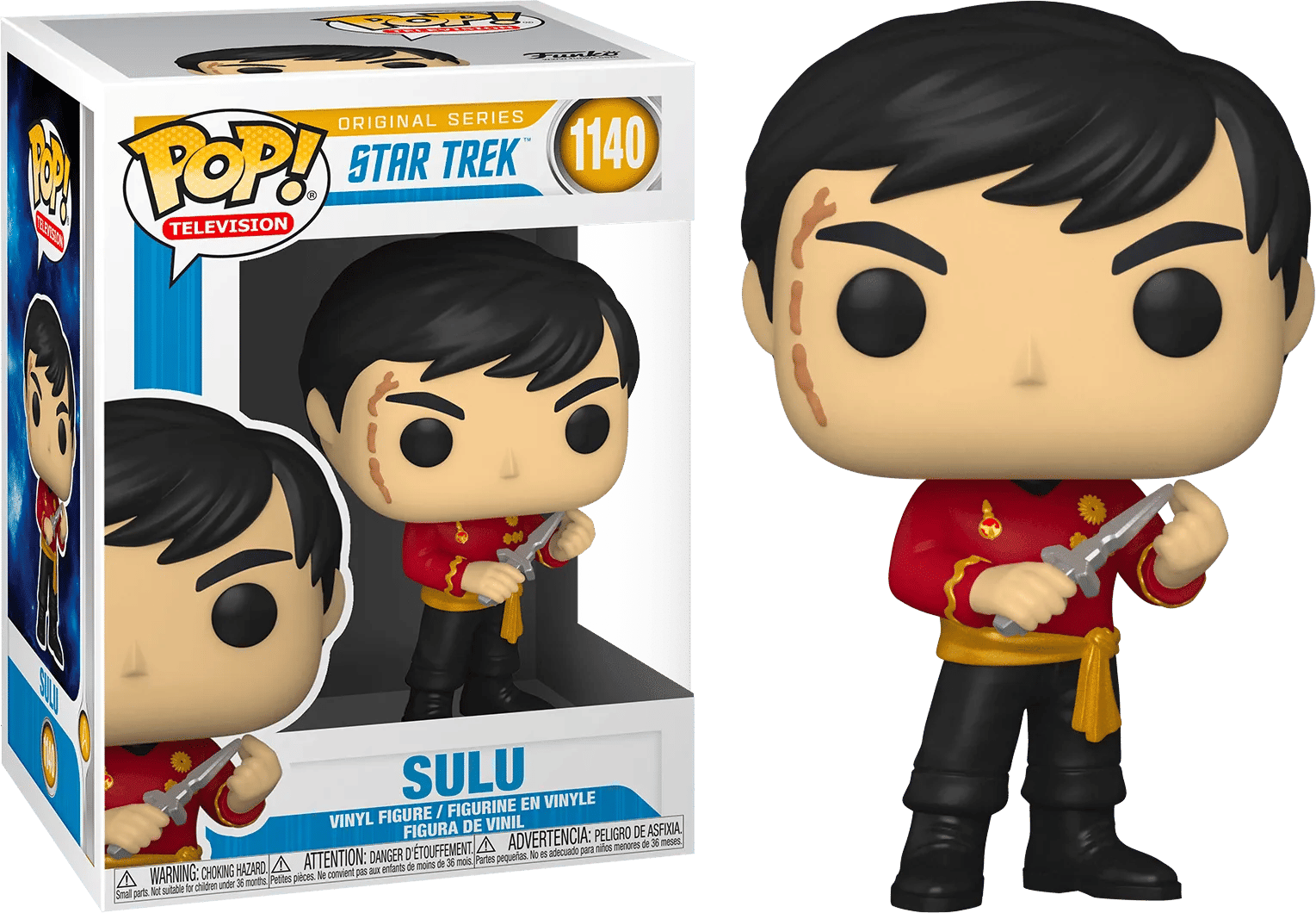 Funko Star Trek: The Original Series - Mirror Sulu Pop! Vinyl