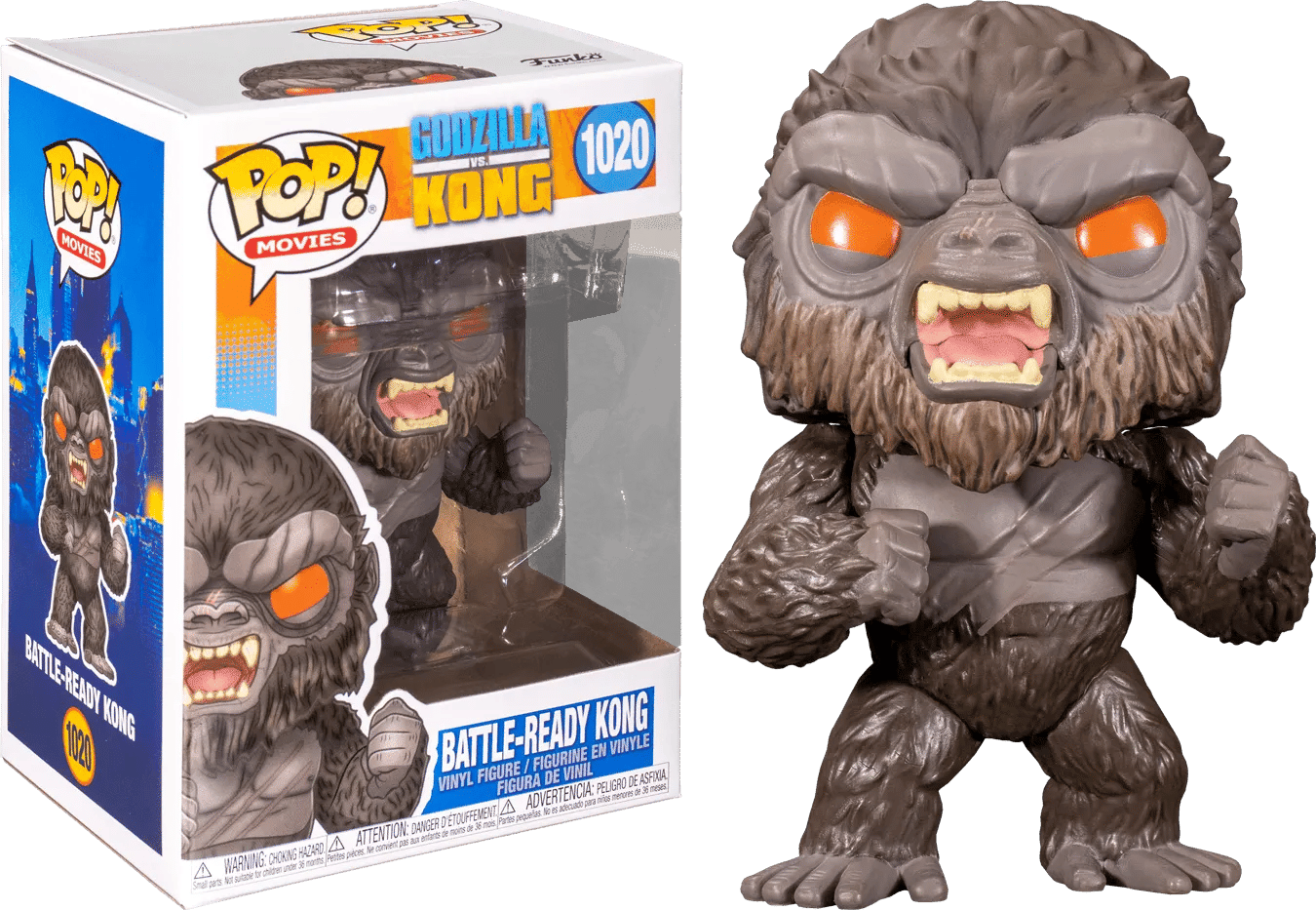 Funko Godzilla vs Kong - Kong Angry Pop! Vinyl