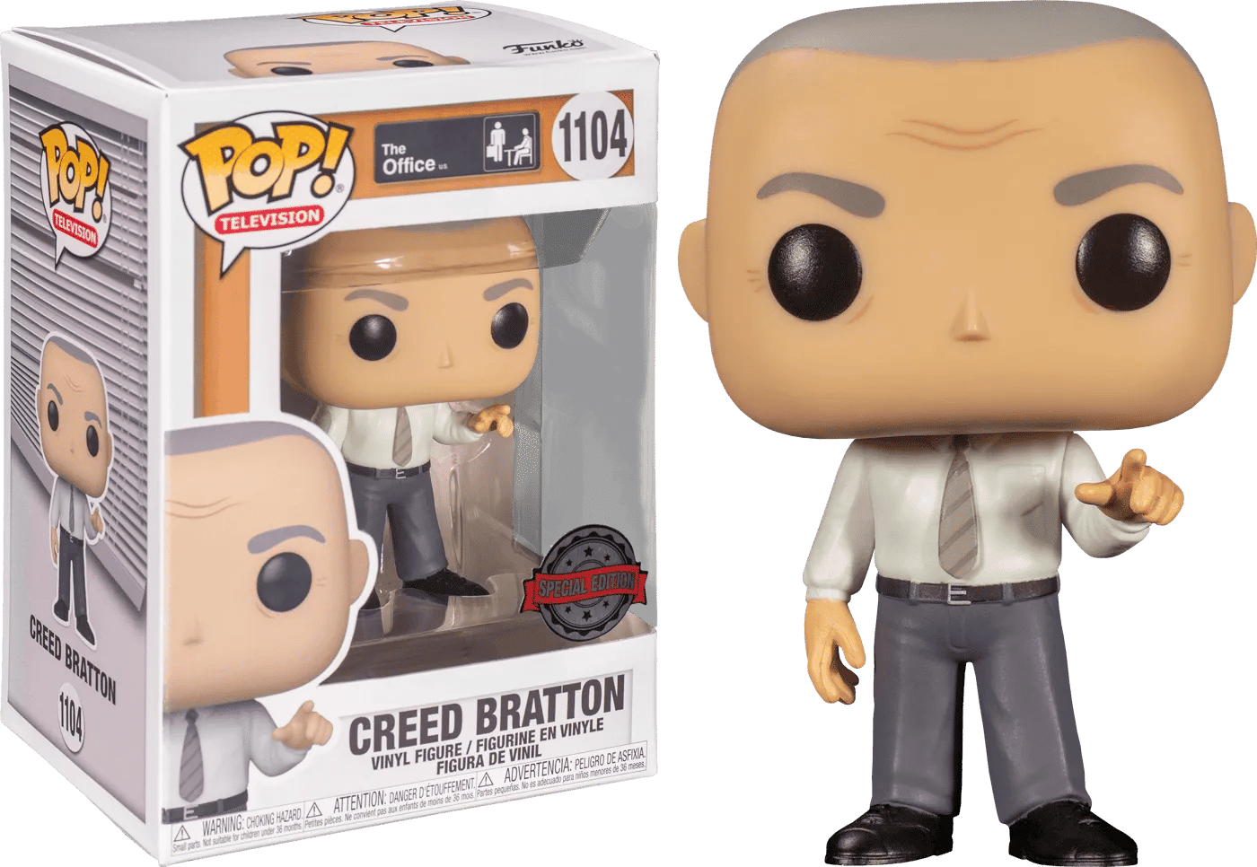 Funko The Office - Creed (with chase) Specialty Exclusive Pop! Vinyl