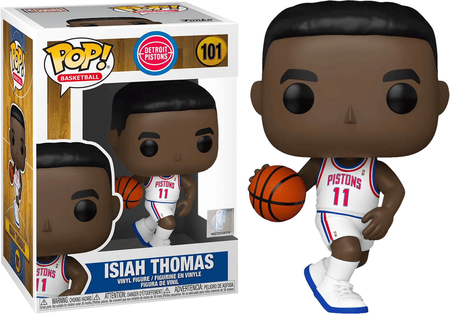 Funko NBA: Legends - Isiah Thomas (Pistons Home) Pop! Vinyl