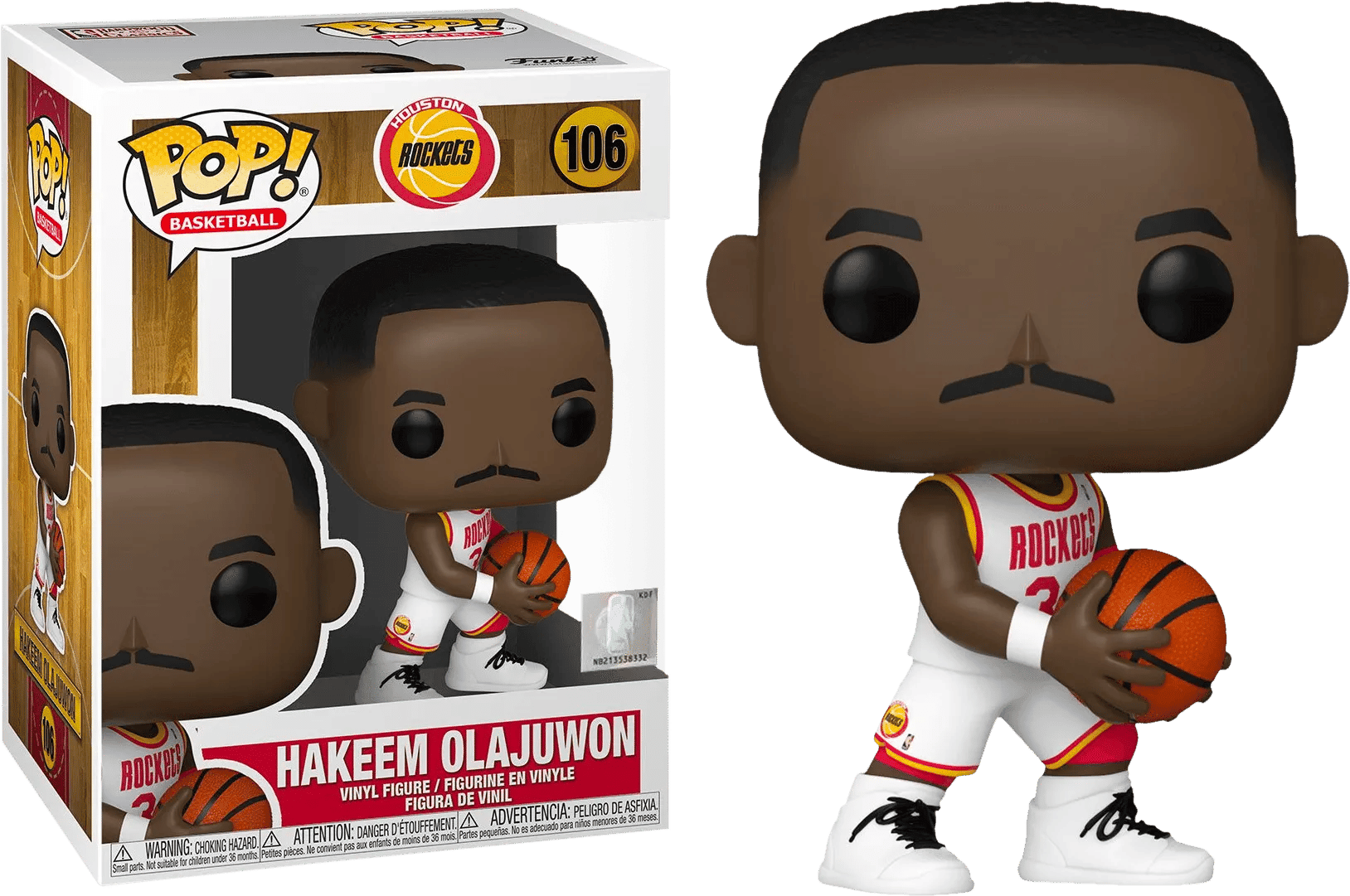 Funko NBA: Legends - Hakeem Olajuwon (Rockets Home) Pop! Vinyl