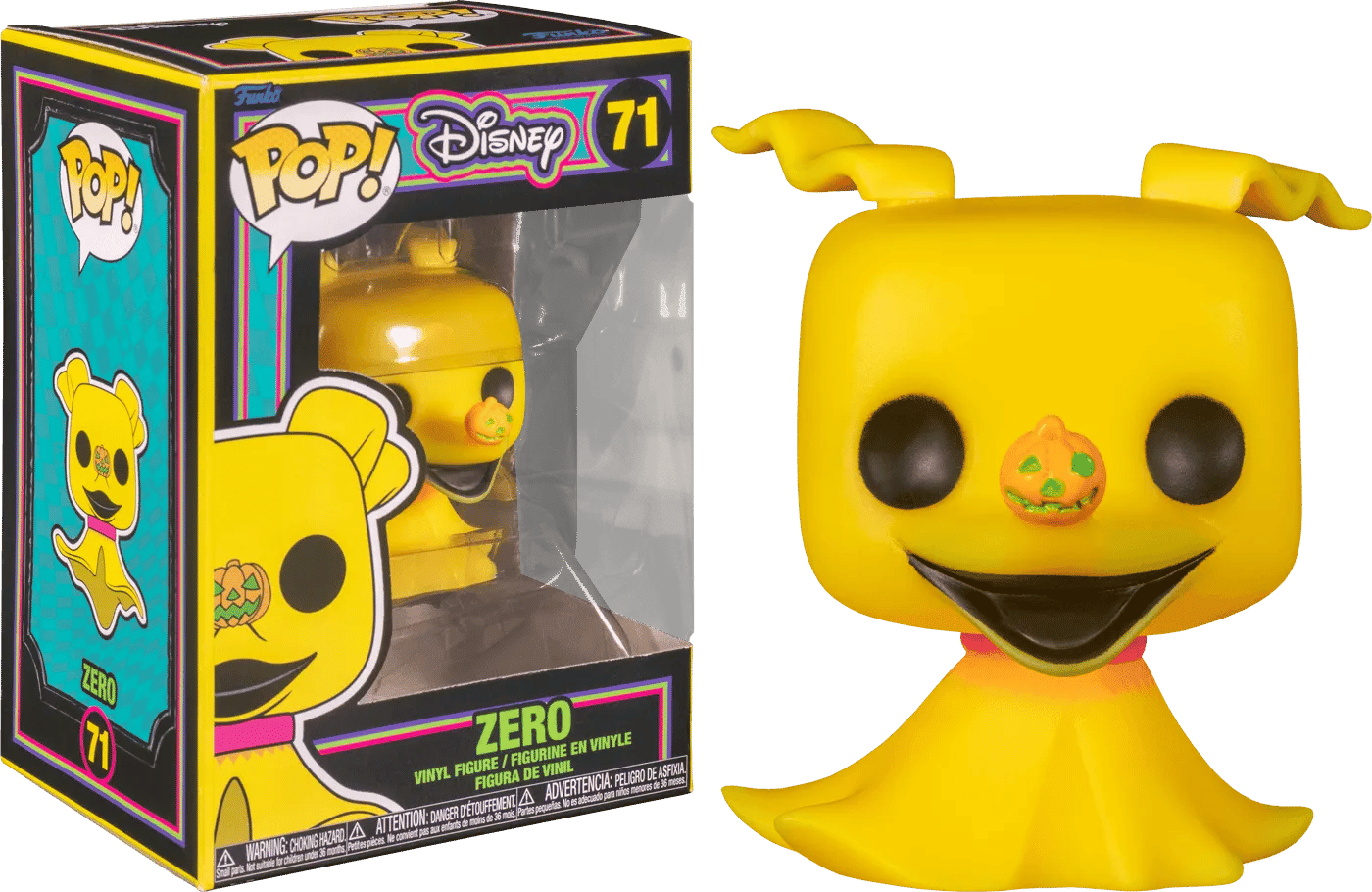 Funko The Nightmare Before Christmas - Zero Black Light Pop! Vinyl
