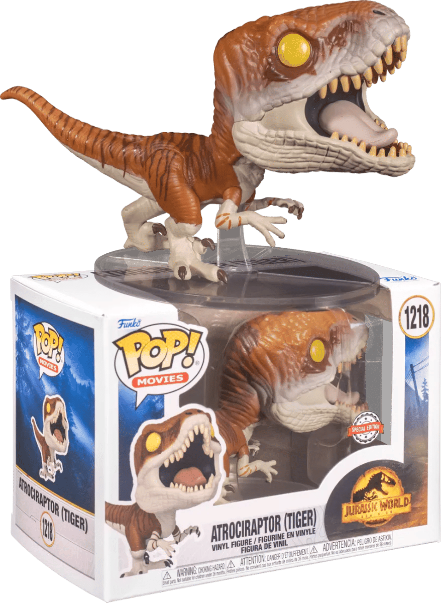 Funko Jurassic World 3: Dominion - Atrociraptor (Tiger) Pop! Vinyl