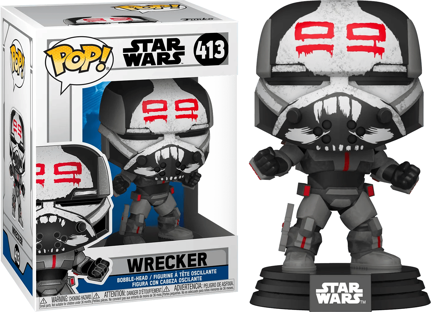 Funko Star Wars: Clone Wars - Wrecker Pop! Vinyl