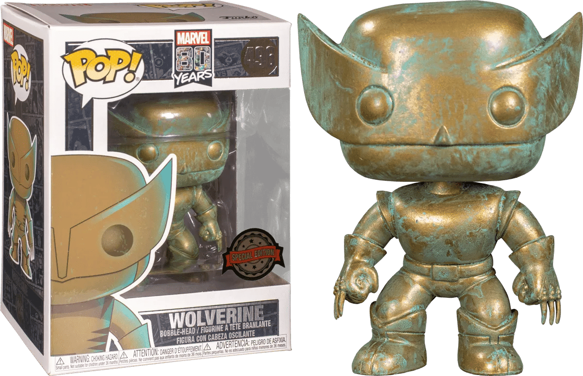 Funko X - Men - Wolverine Marvel 80th Anniversary Patina US Exclusive Pop! Vinyl