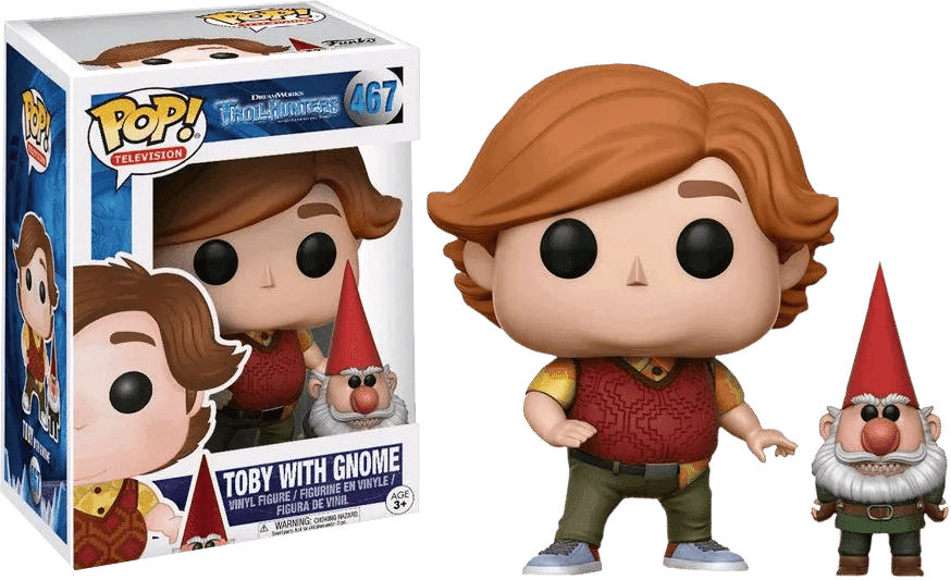 Funko Trollhunters - Toby with Gnome Pop! Vinyl