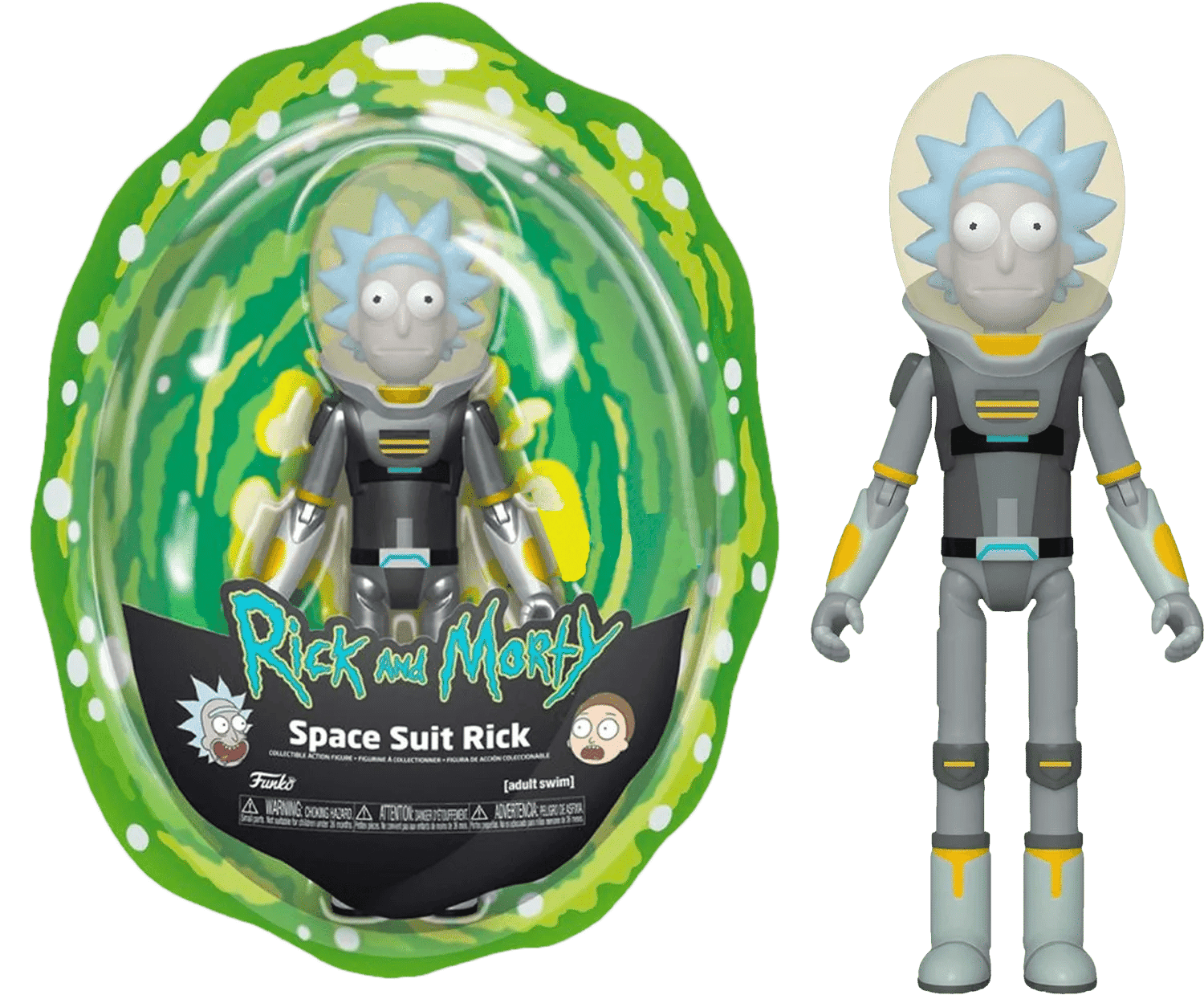 Funko Rick and Morty - Space Suit Rick Metallic US Exclusive Action Figure