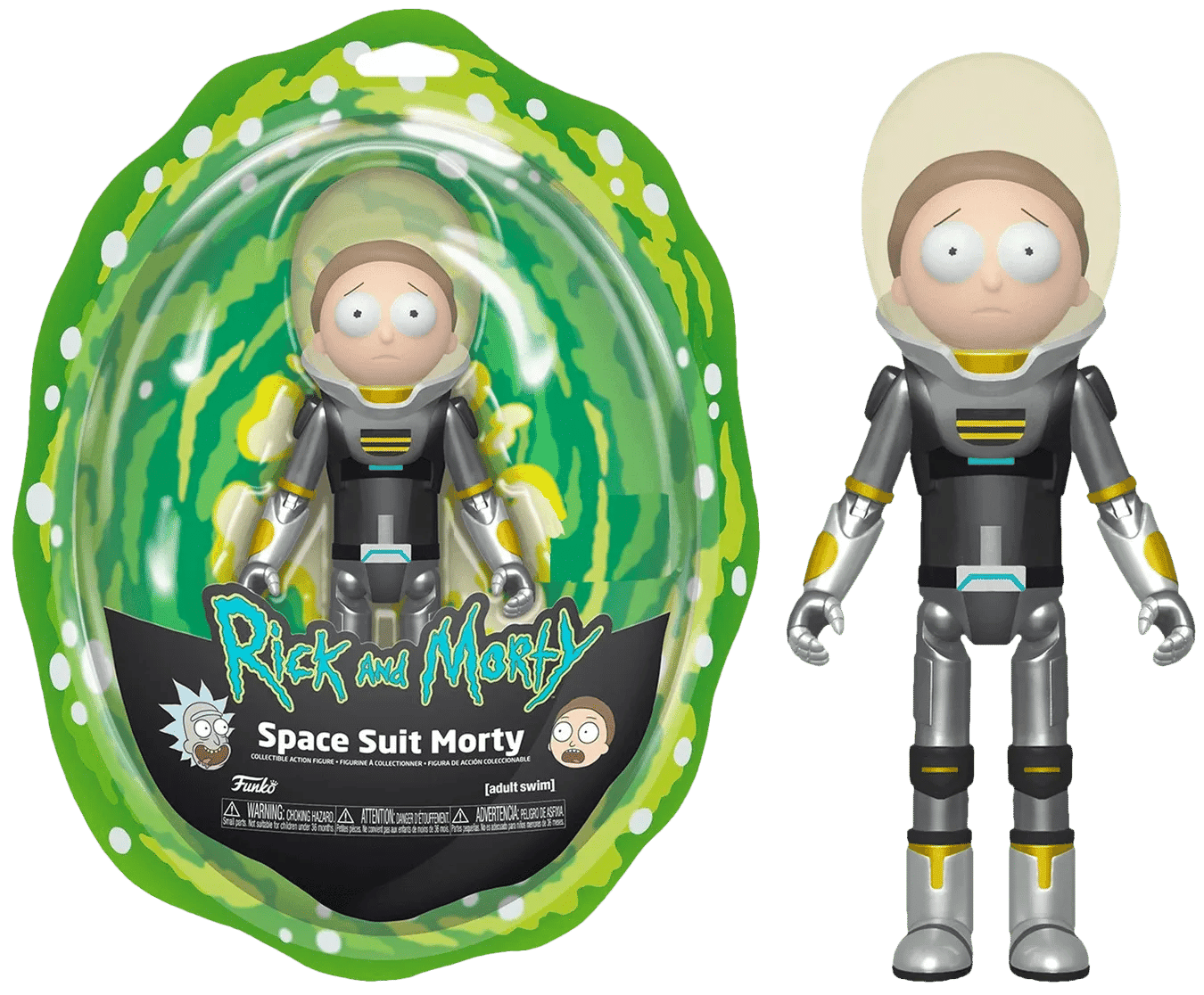 Funko Rick and Morty - Space Suit Morty Metallic Action Figure