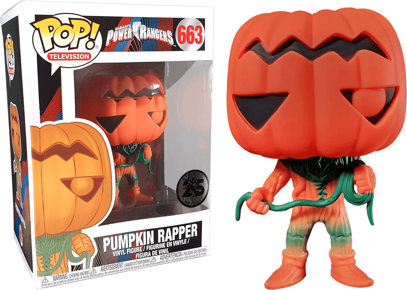 Funko Power Rangers - Pumpkin Rapper US Exclusive Pop! Vinyl