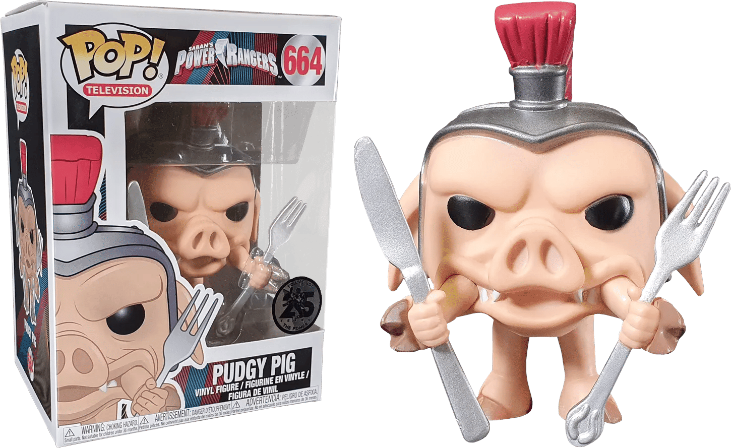 Funko Power Rangers - Pudgy Pig US Exclusive Pop! Vinyl