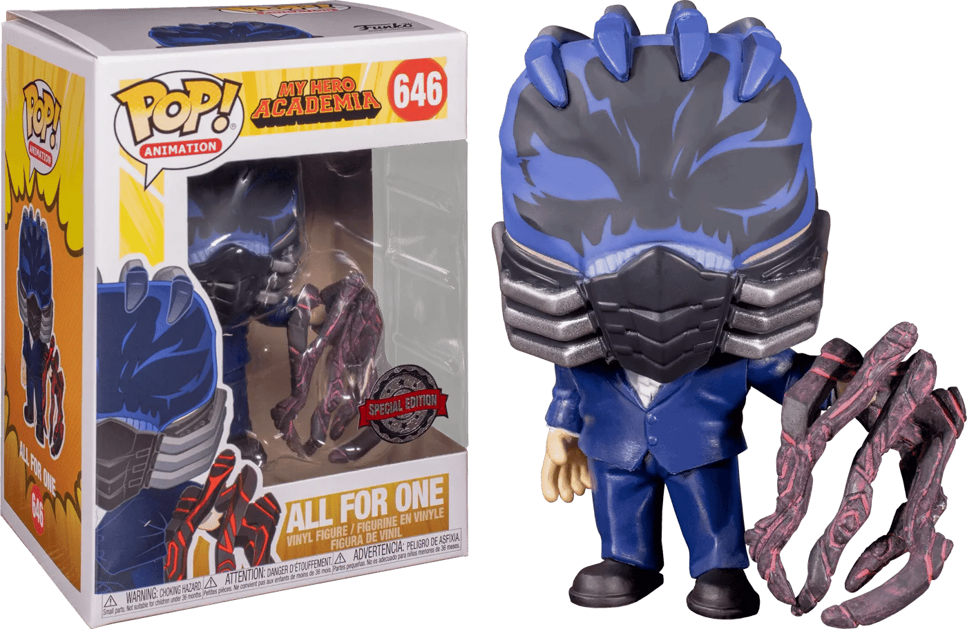 Funko My Hero Academia - All For One Battle Hand US Exclusive Pop! Vinyl