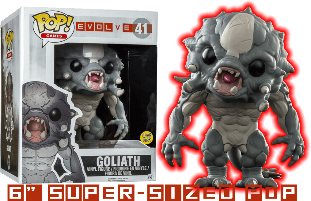 Funko Evolve - Goliath Monster Glow Powerup 6" US Exclusive Pop! Vinyl