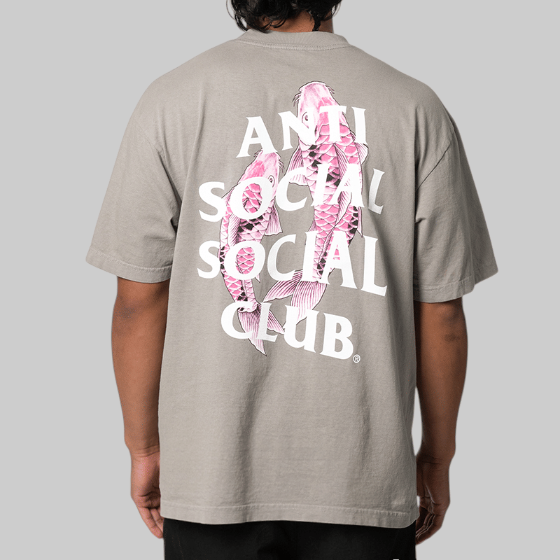 Anti Social Social Club Koi T - Shirt - Grey