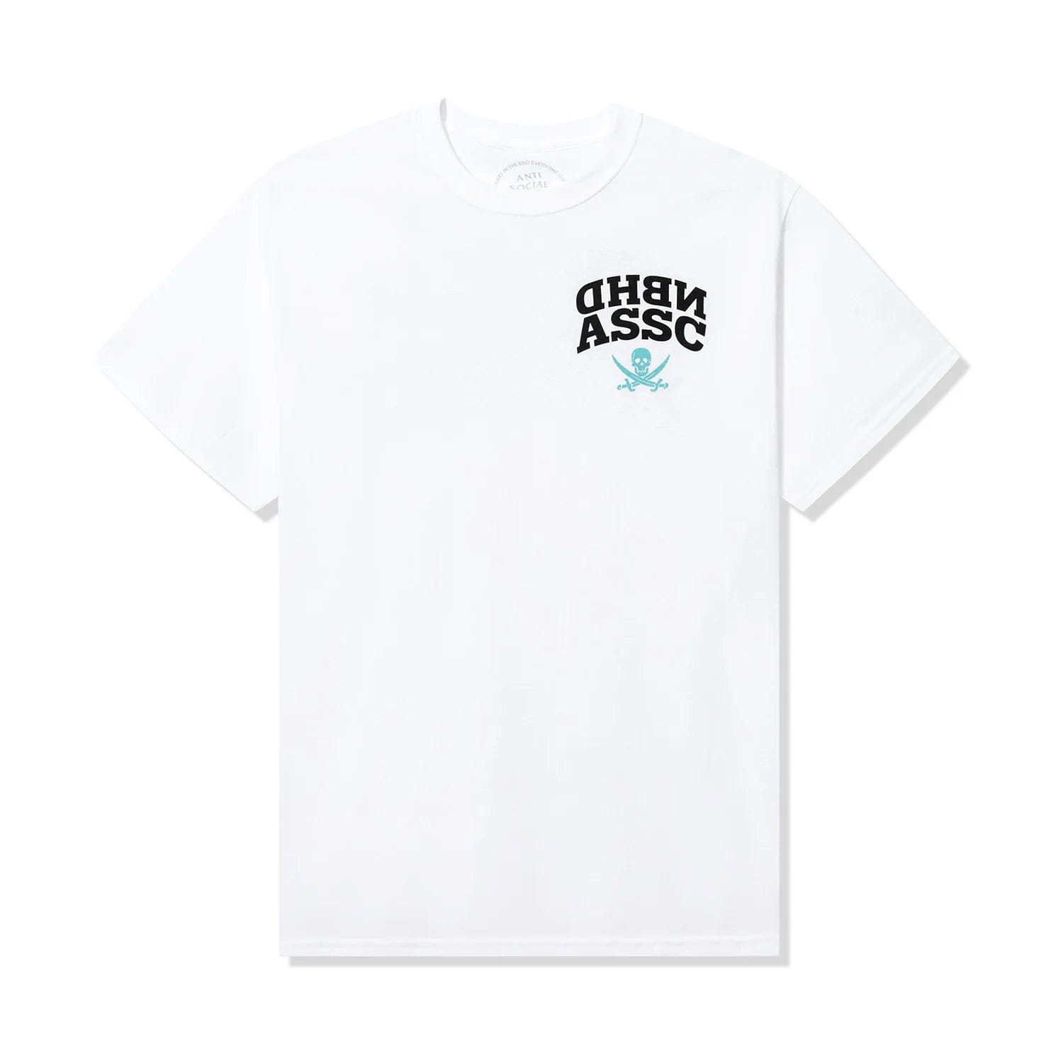 Anti Social Social Club x Neighborhood Reverse T - shirt White/Blue
