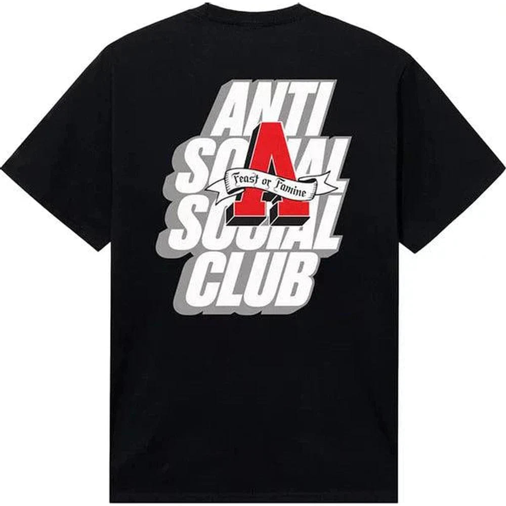 Anti Social Social Club x 2 Tone Easy A T-Shirt Black