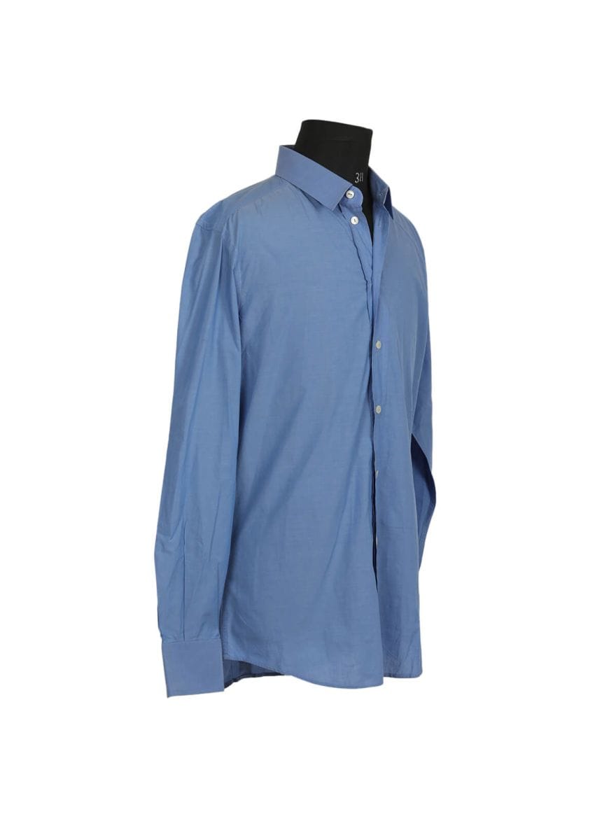 Dolce & Gabbana Dark Blue Slim Fit Men's Shirt/Size - 42