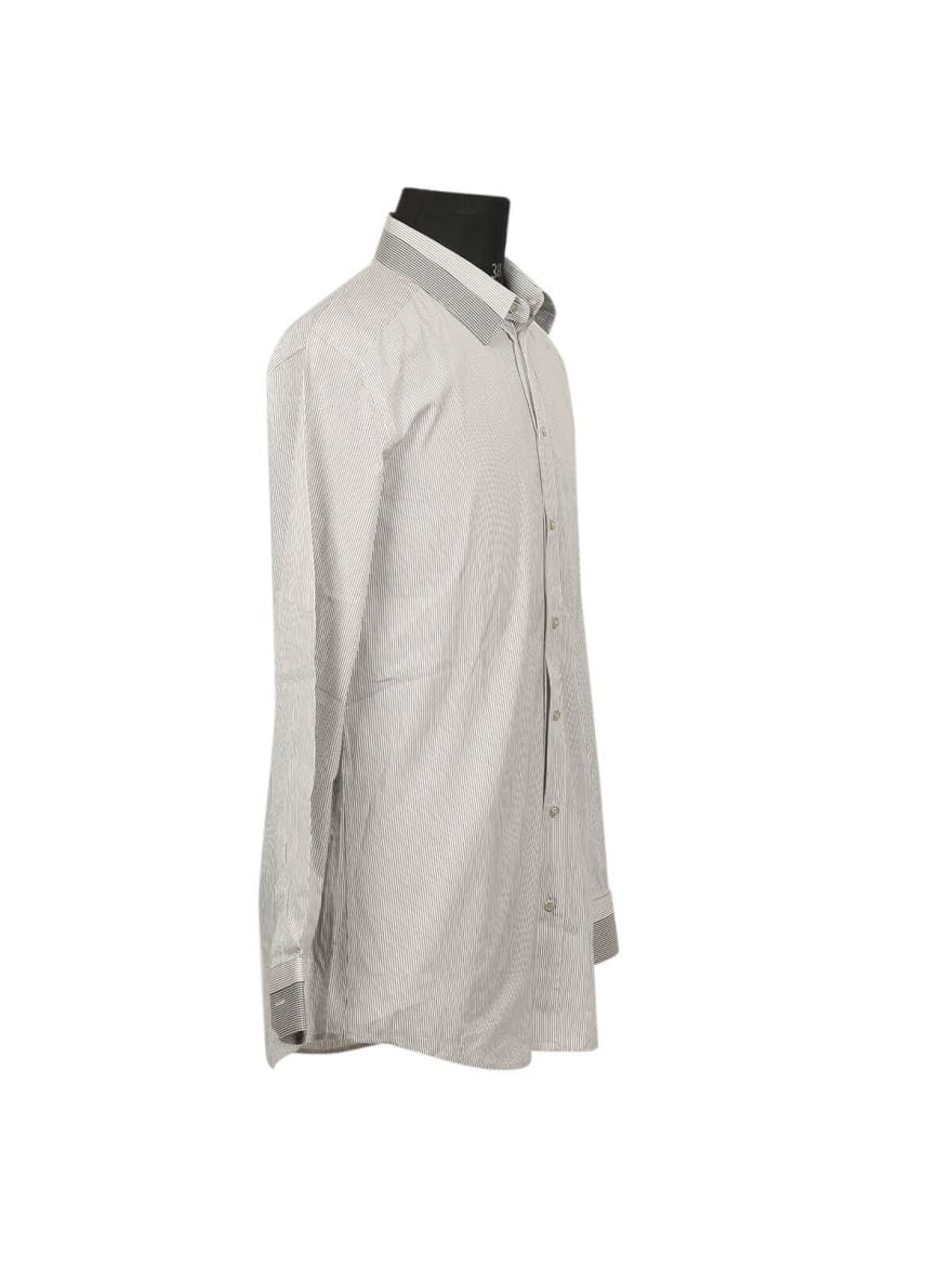 Dolce & Gabbana Black & White Stripe Shirt/Size - 41