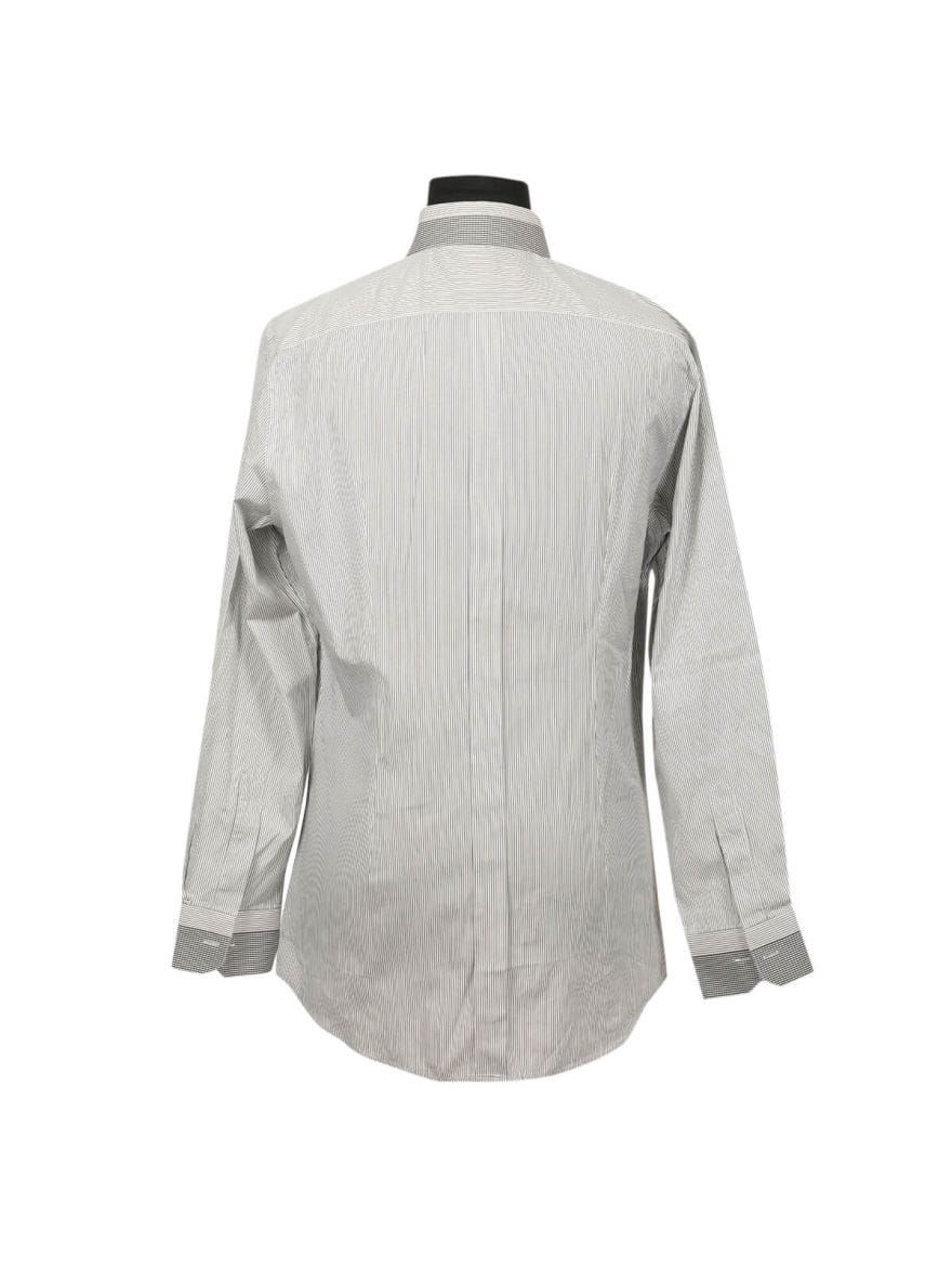 Dolce & Gabbana Black & White Stripe Shirt/Size - 41