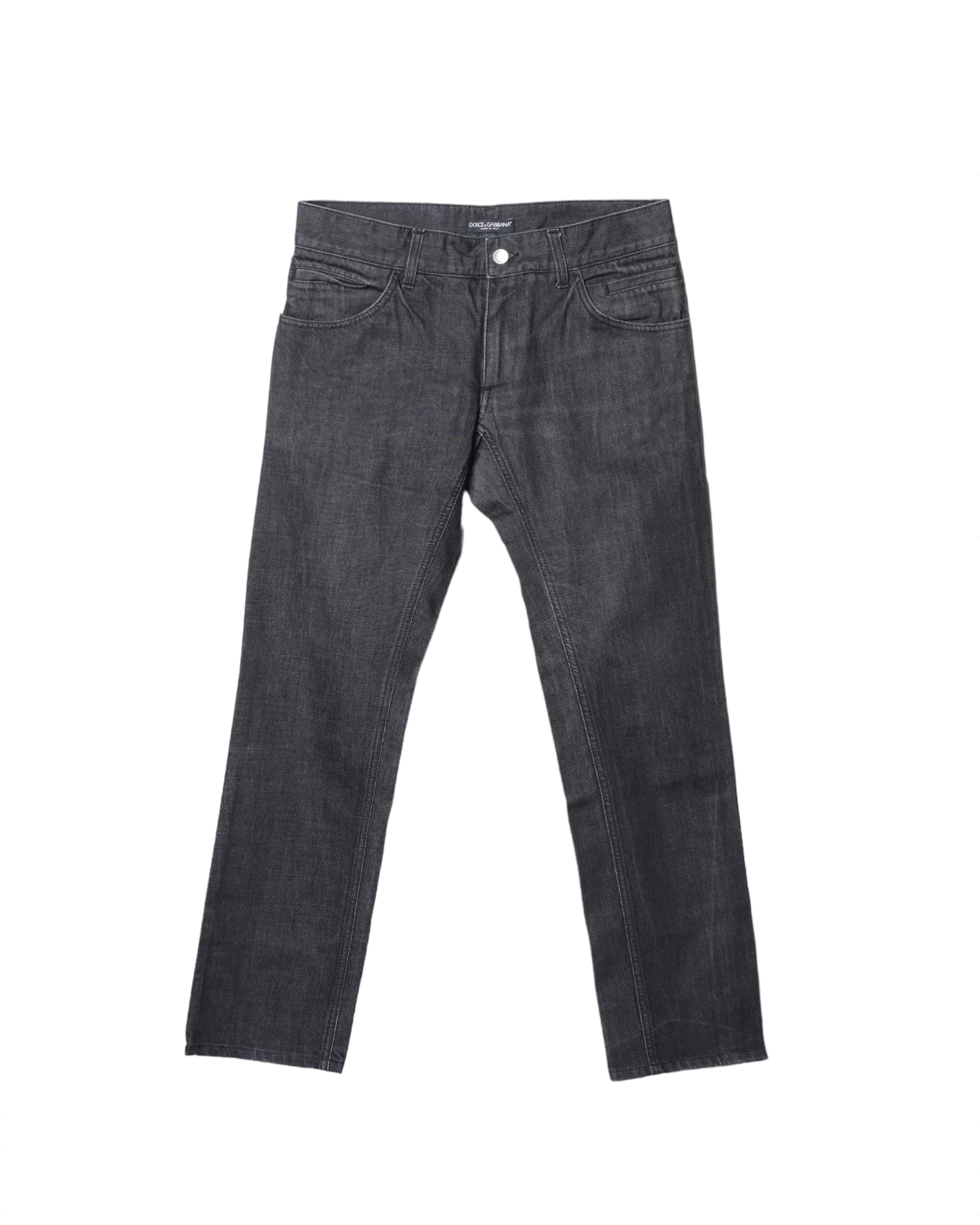 Dolce & Gabbana Dolce & Gabana Black Straight Fit Jeans