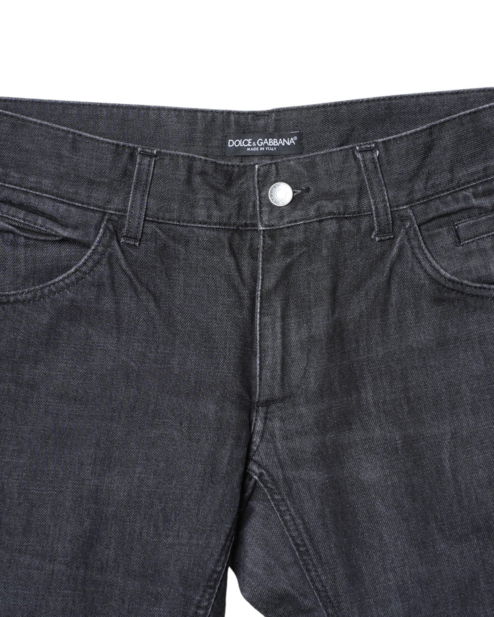 Dolce & Gabbana Dolce & Gabana Black Straight Fit Jeans