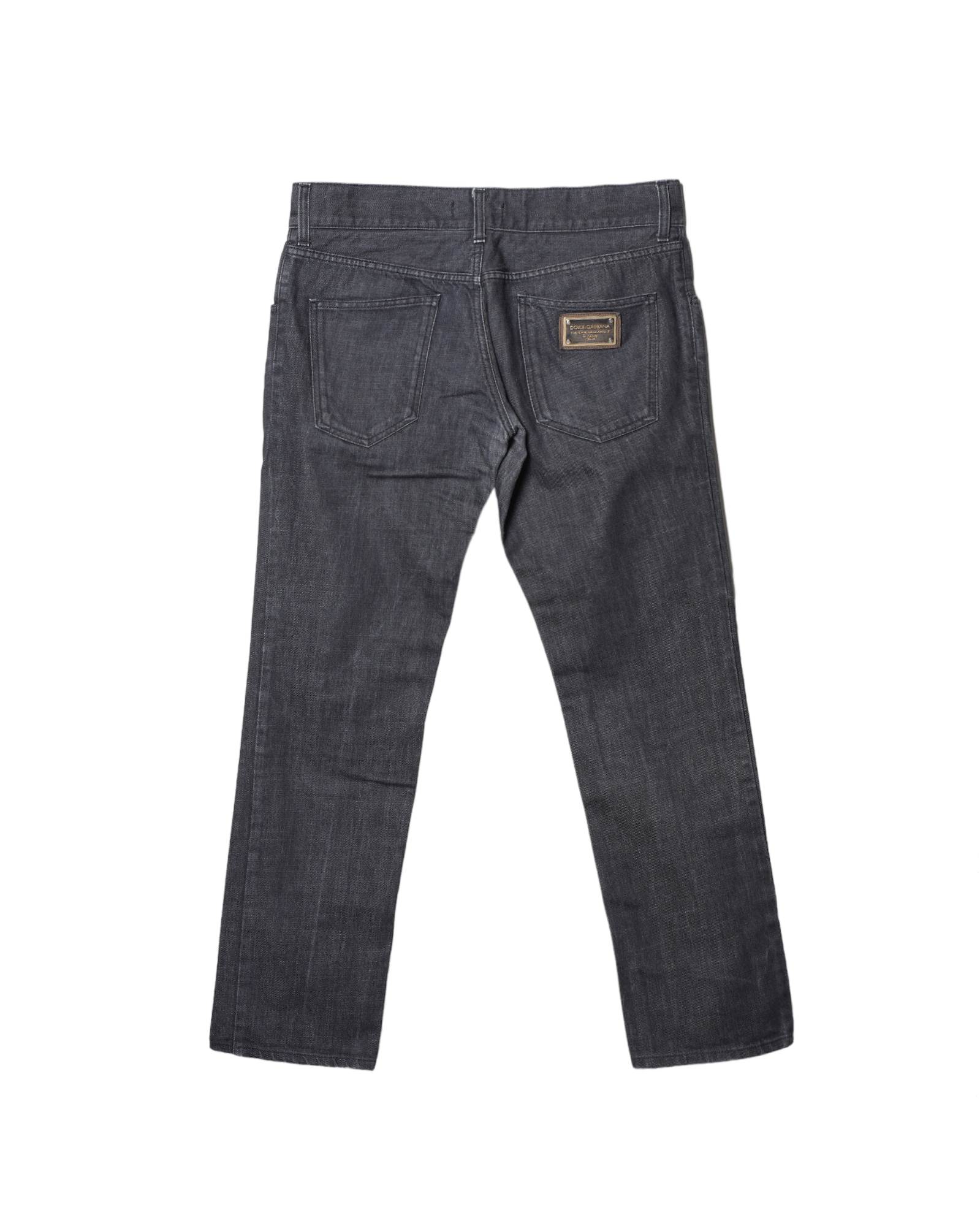 Dolce & Gabbana Dolce & Gabana Black Straight Fit Jeans