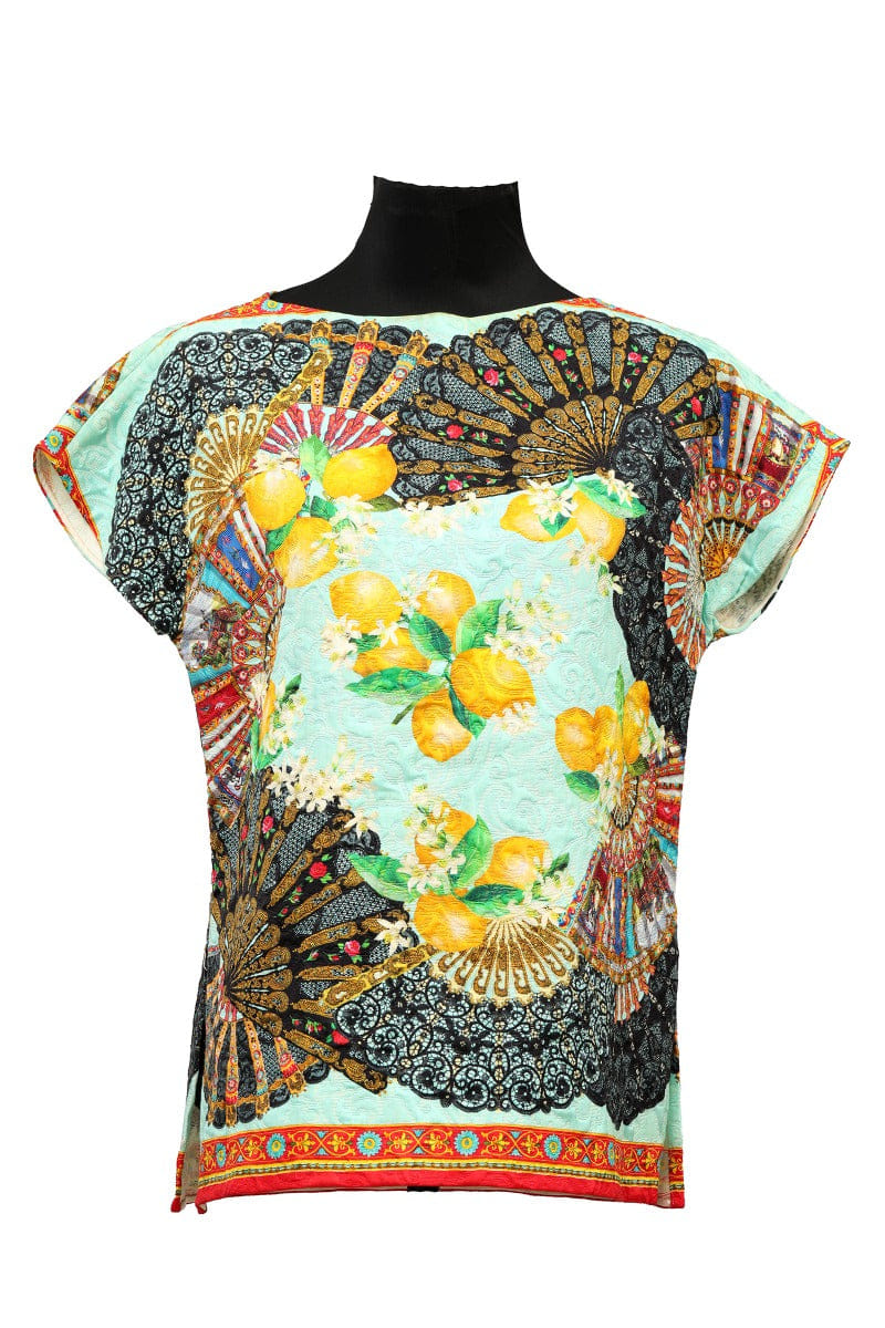 Dolce & Gabbana Size 38 Multicolor Viscose T - Shirt