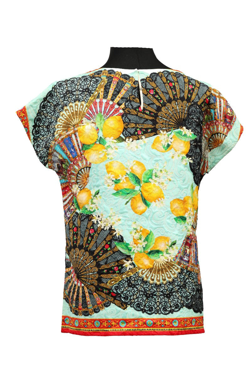 Dolce & Gabbana Size 38 Multicolor Viscose T - Shirt