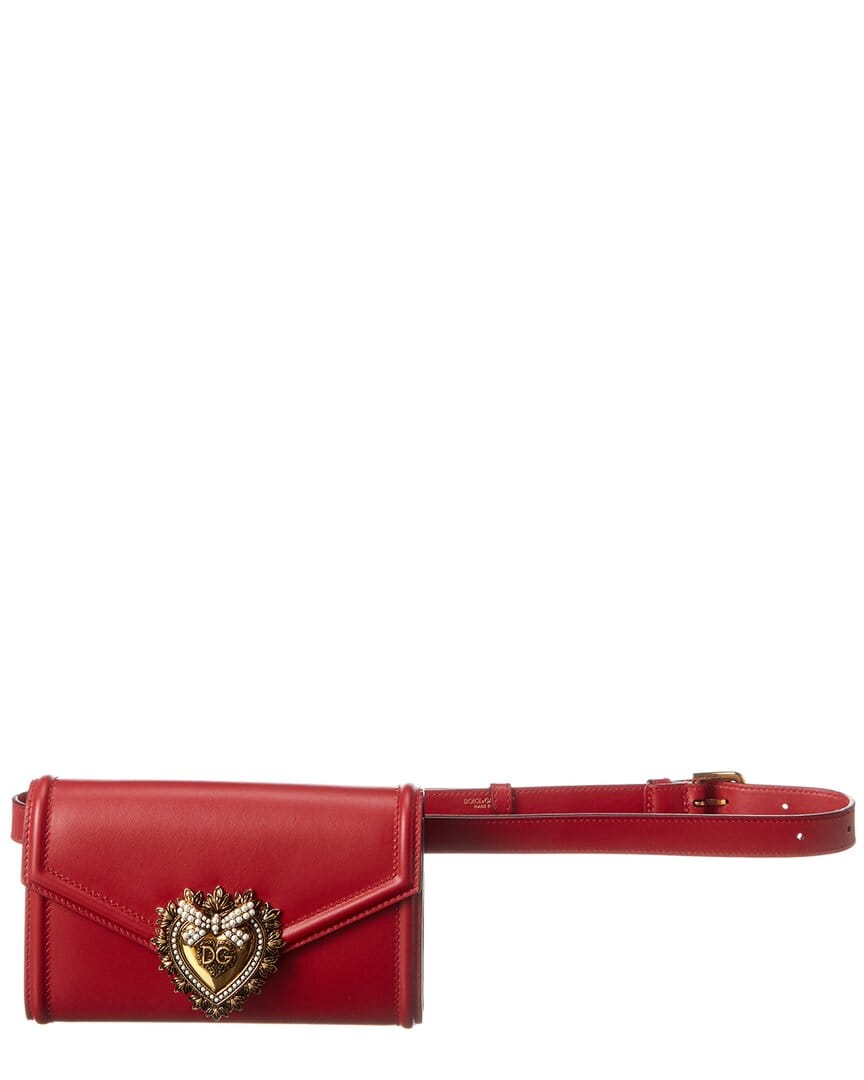 Dolce & Gabbana Devotion Leather Belt Bag