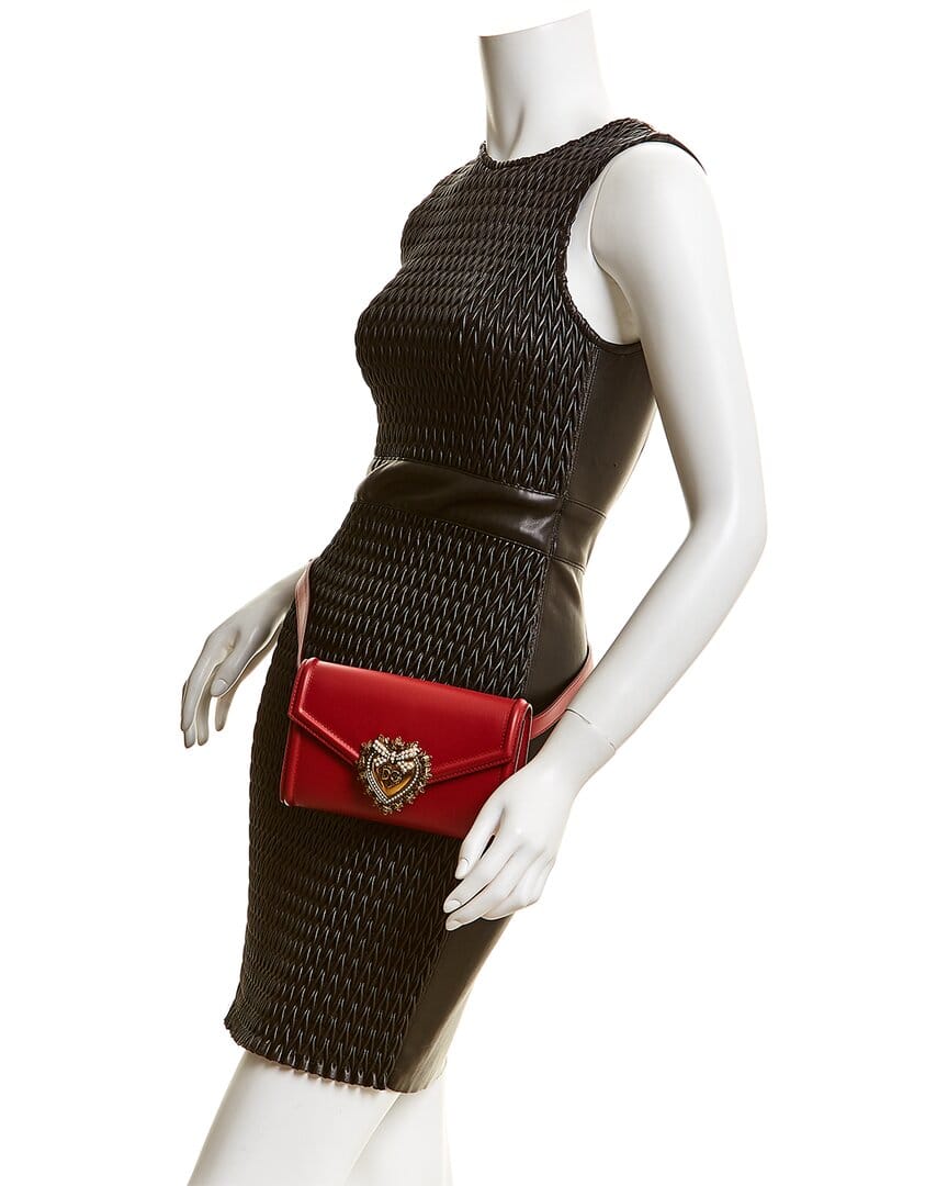 Dolce & Gabbana Devotion Leather Belt Bag