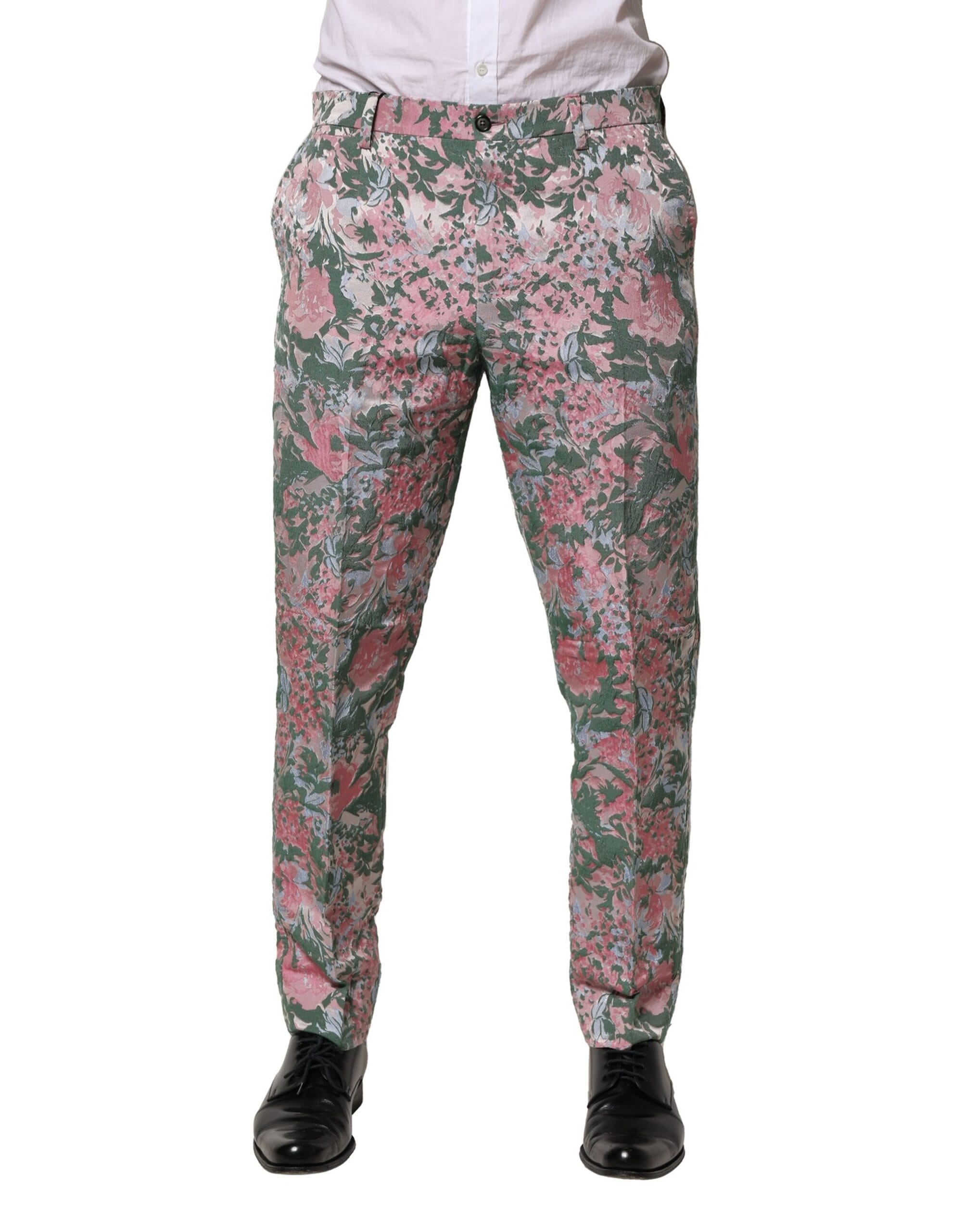 Dolce & Gabbana Floral Jacquard Men's Pants