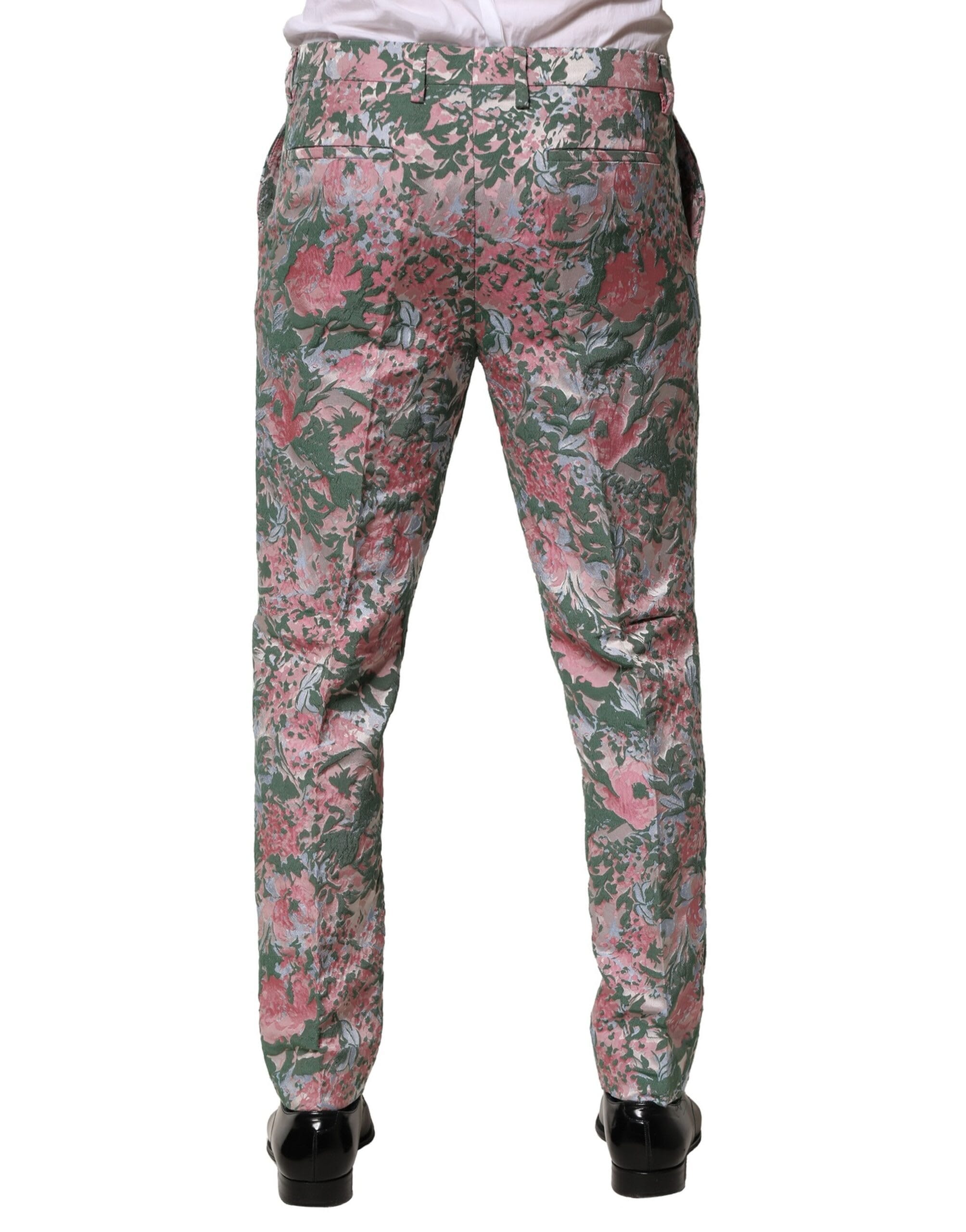 Dolce & Gabbana Floral Jacquard Men's Pants