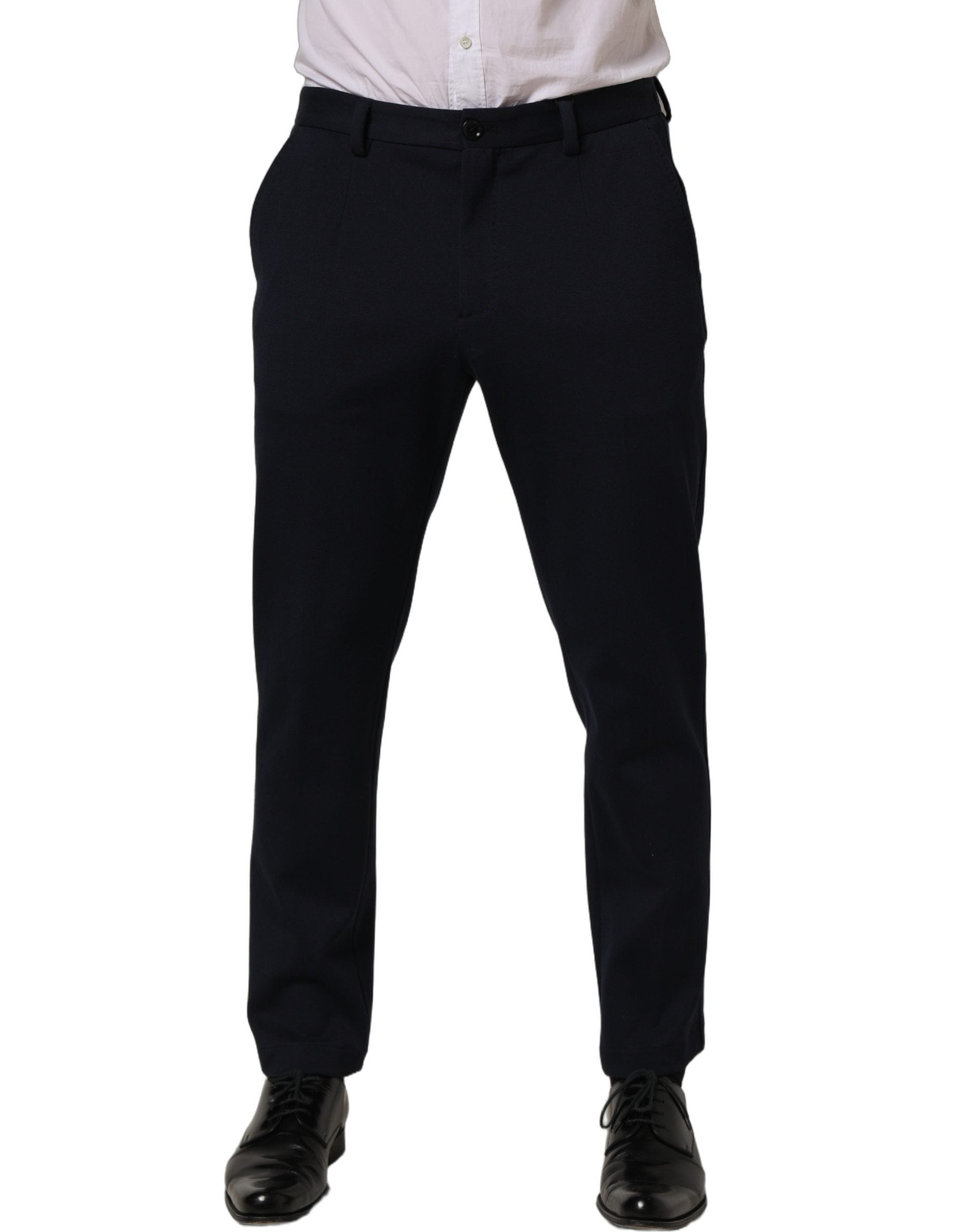 Dolce & Gabbana Cotton Tape Leg Dress Trouser Men's Pants