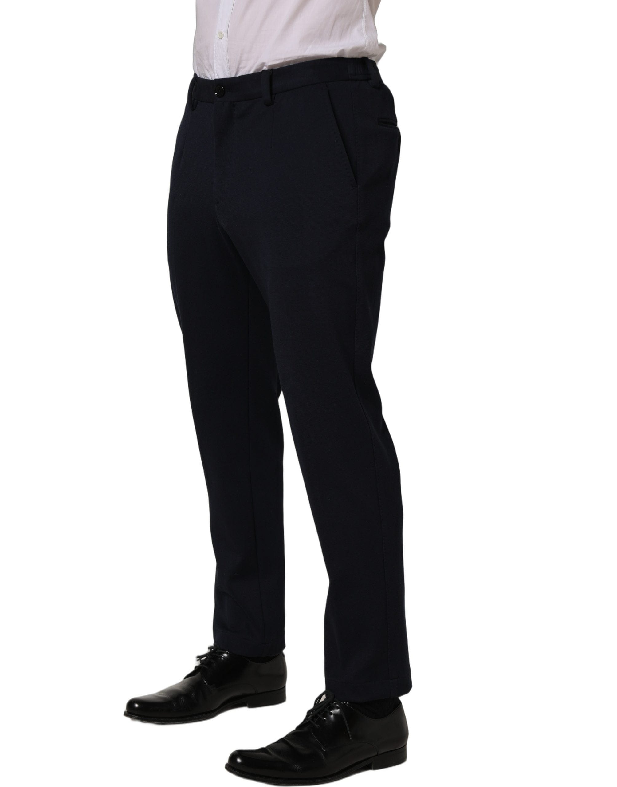 Dolce & Gabbana Cotton Tape Leg Dress Trouser Men's Pants