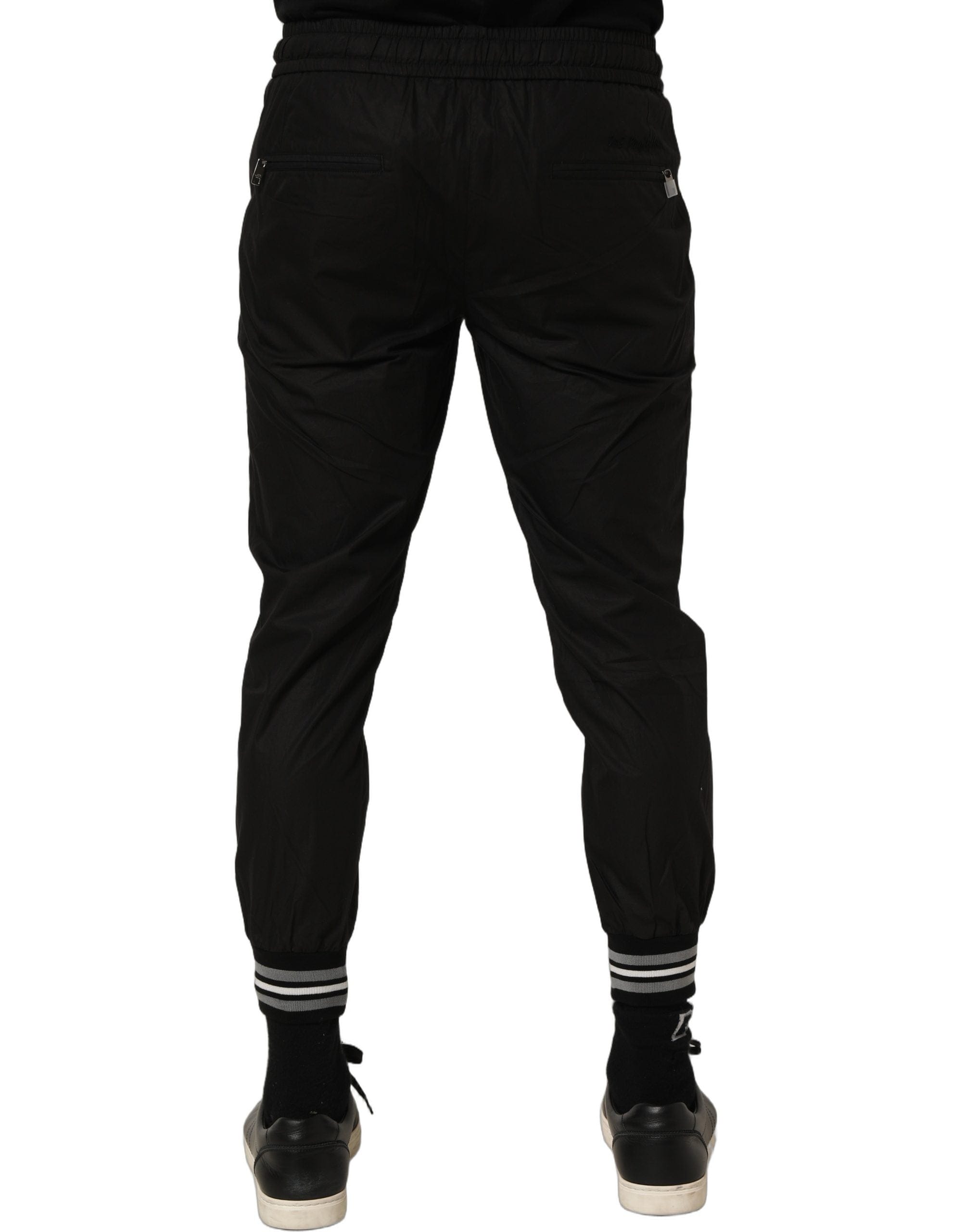 Dolce & Gabbana Cotton Mid Waist Jogger SweatMen's Men's Pants