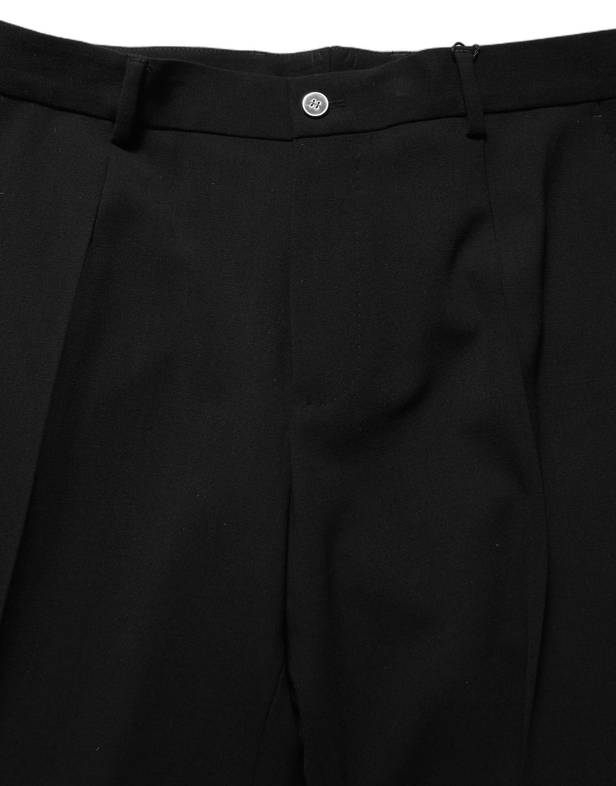 Dolce & Gabbana Wool Straight Men Dress Trouser Men's Pants