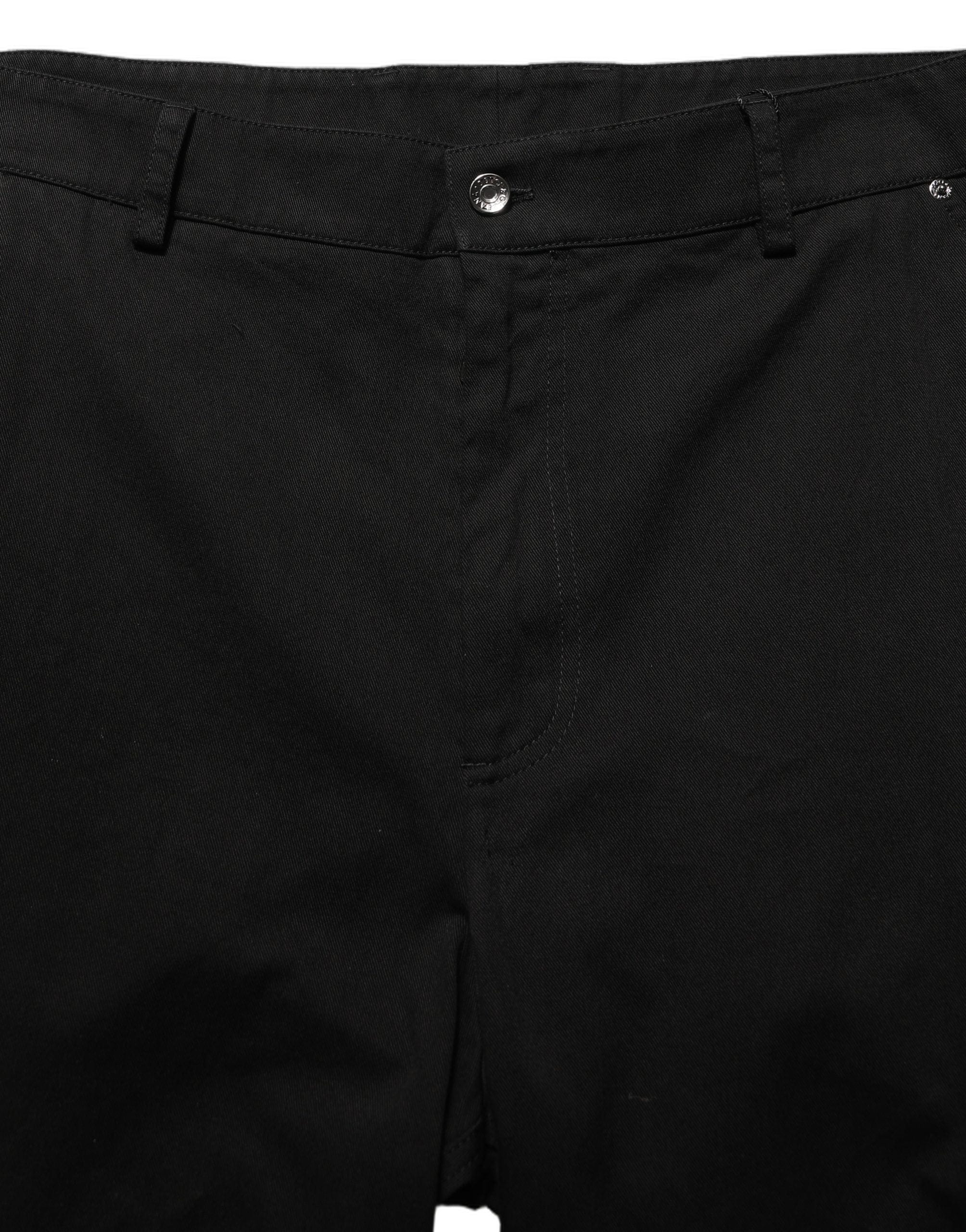 Dolce & Gabbana Mid Waist Straight Men Trouser Men's Pants