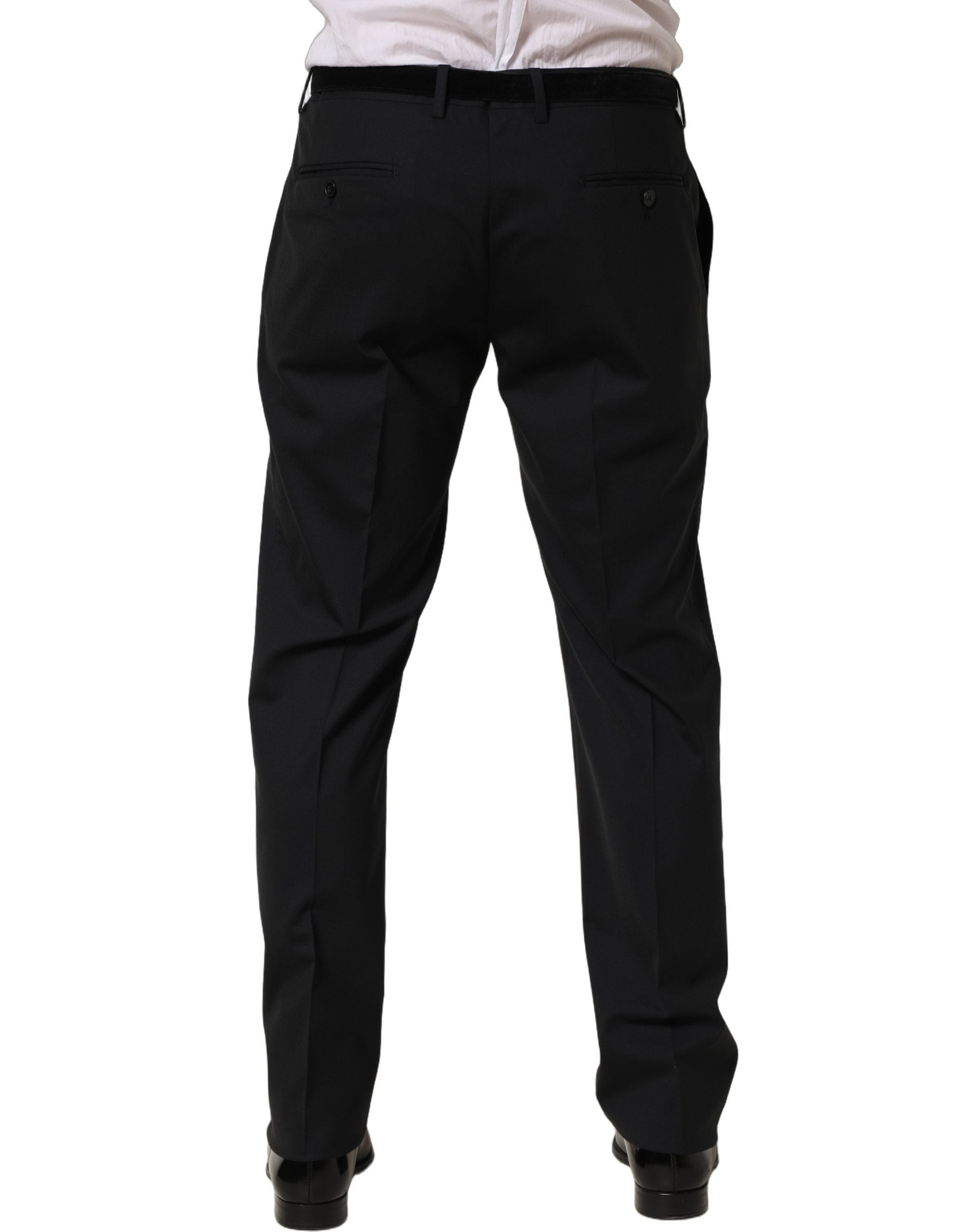 Dolce & Gabbana Wool Tape Leg Dress Trouser Men's Pants
