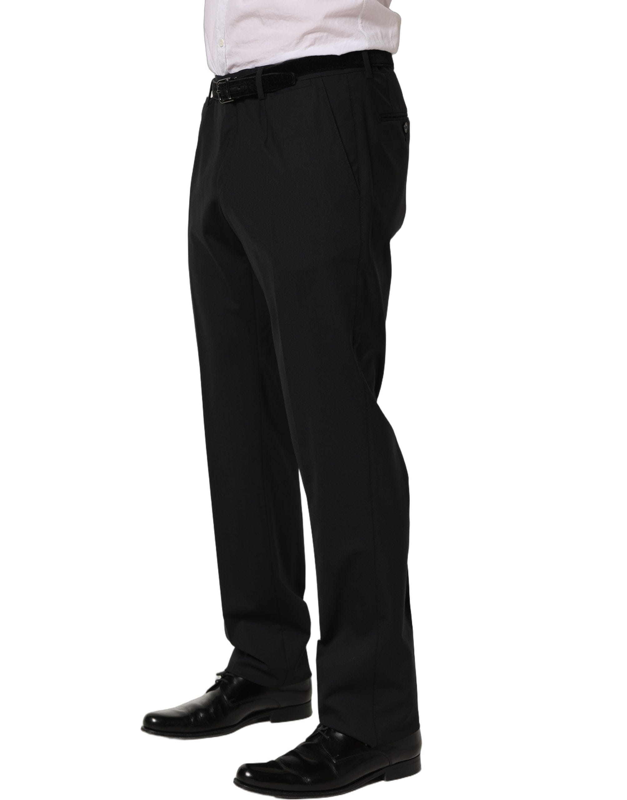 Dolce & Gabbana Wool Tape Leg Dress Trouser Men's Pants