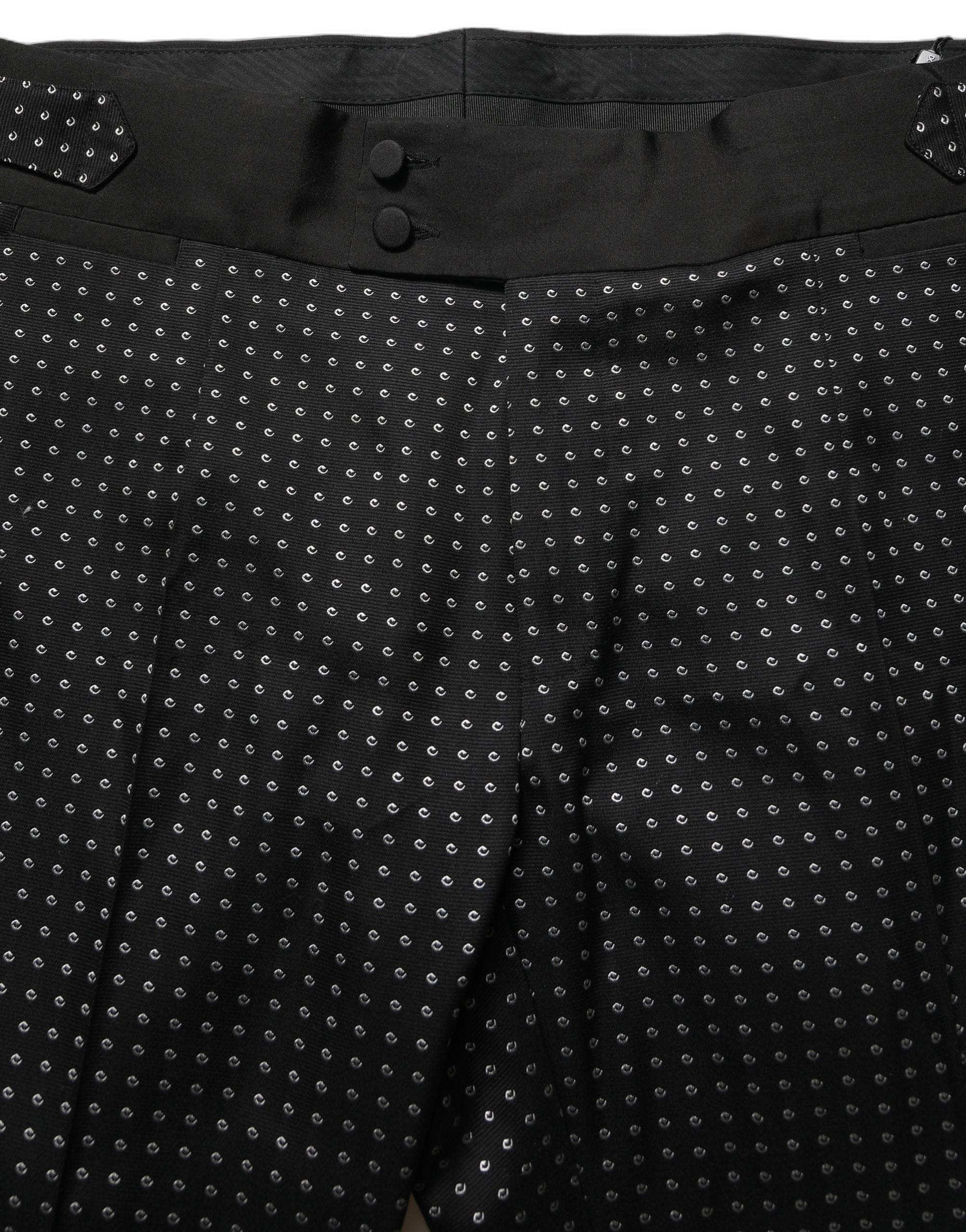 Dolce & Gabbana Polka Dot Cotton Dress Trouser Men's Pants