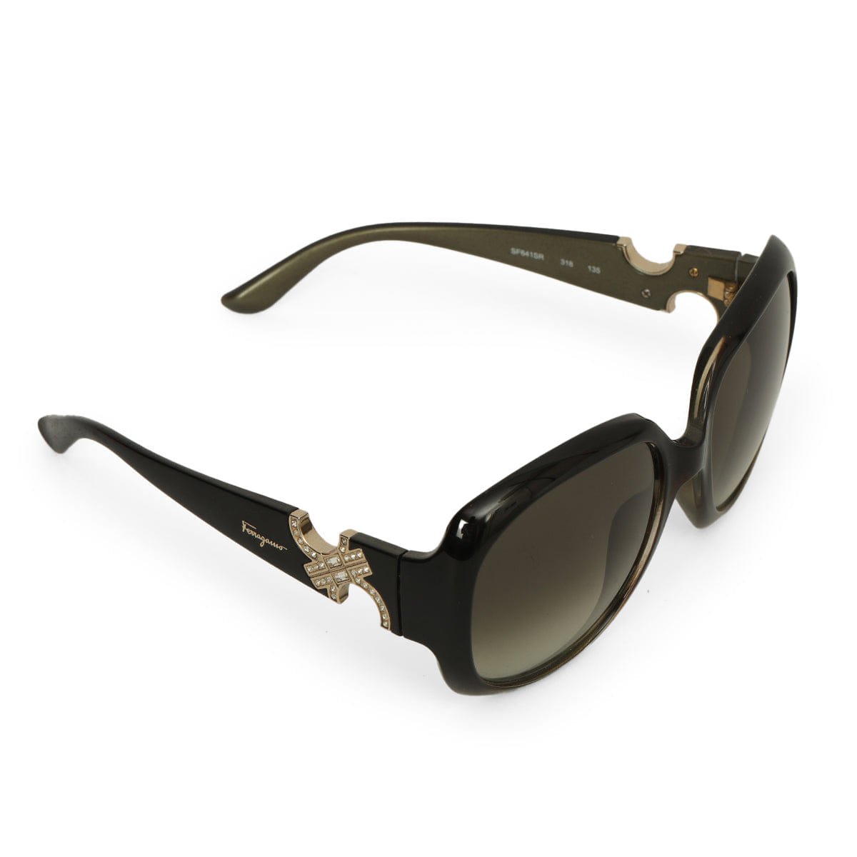 Salvatore Ferragamo SF Black Sunglasses