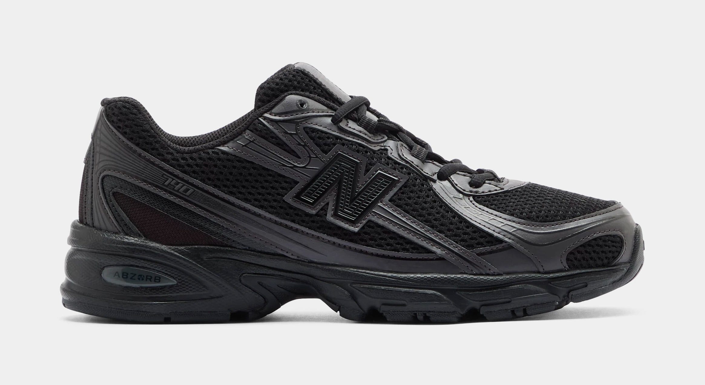 Newbalance 740 Mens Running Shoes (Black/Cement Grey)