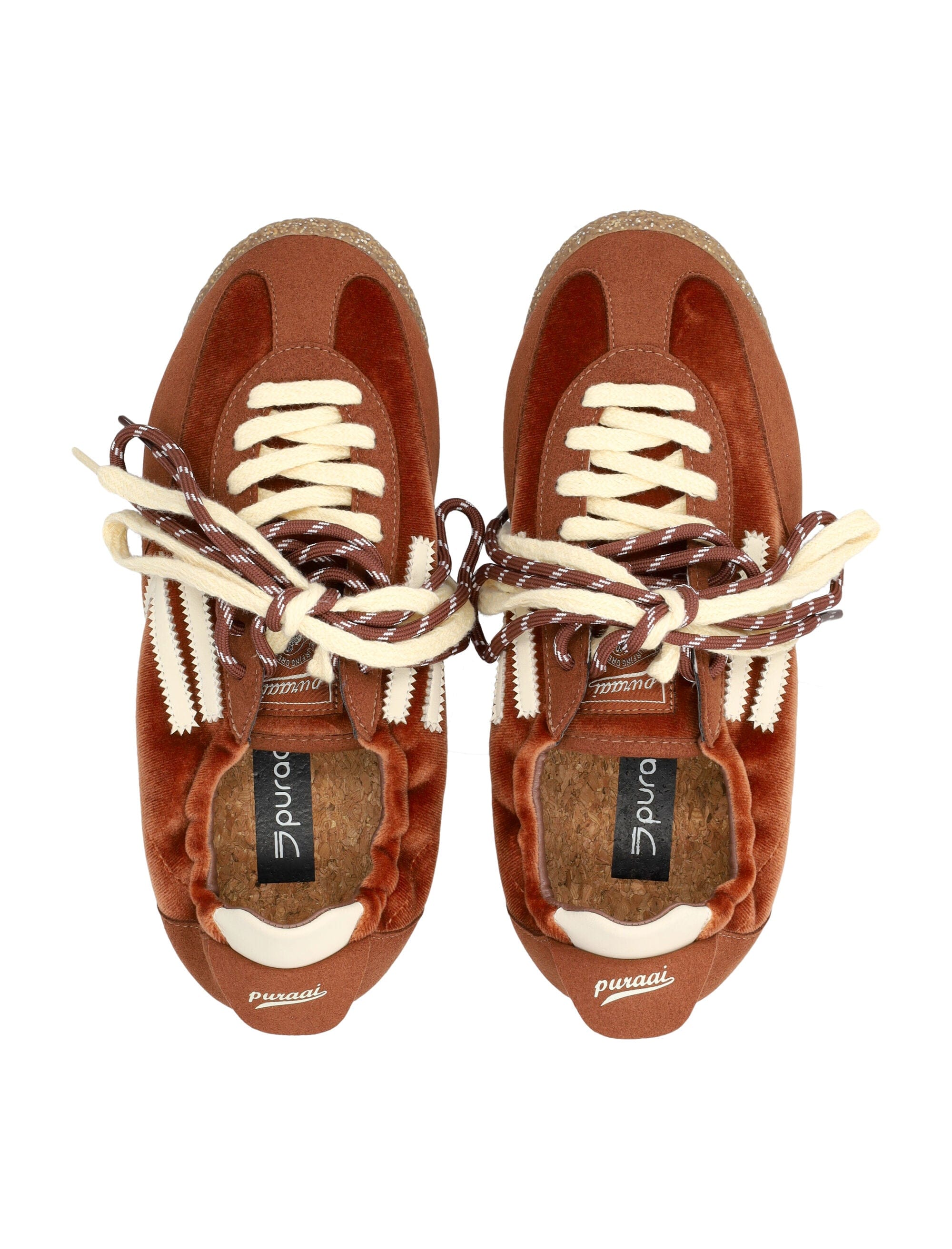 Velvet Panther Velvet Suede Sneakers