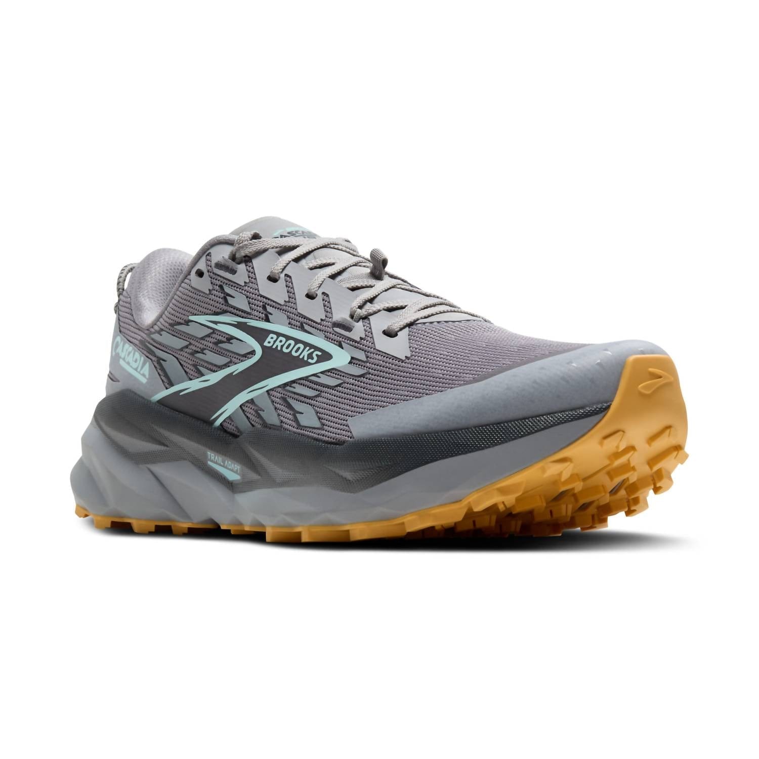 Alloy Men’S Cascadia 19 Running Shoe In Alloy/ebony/orange