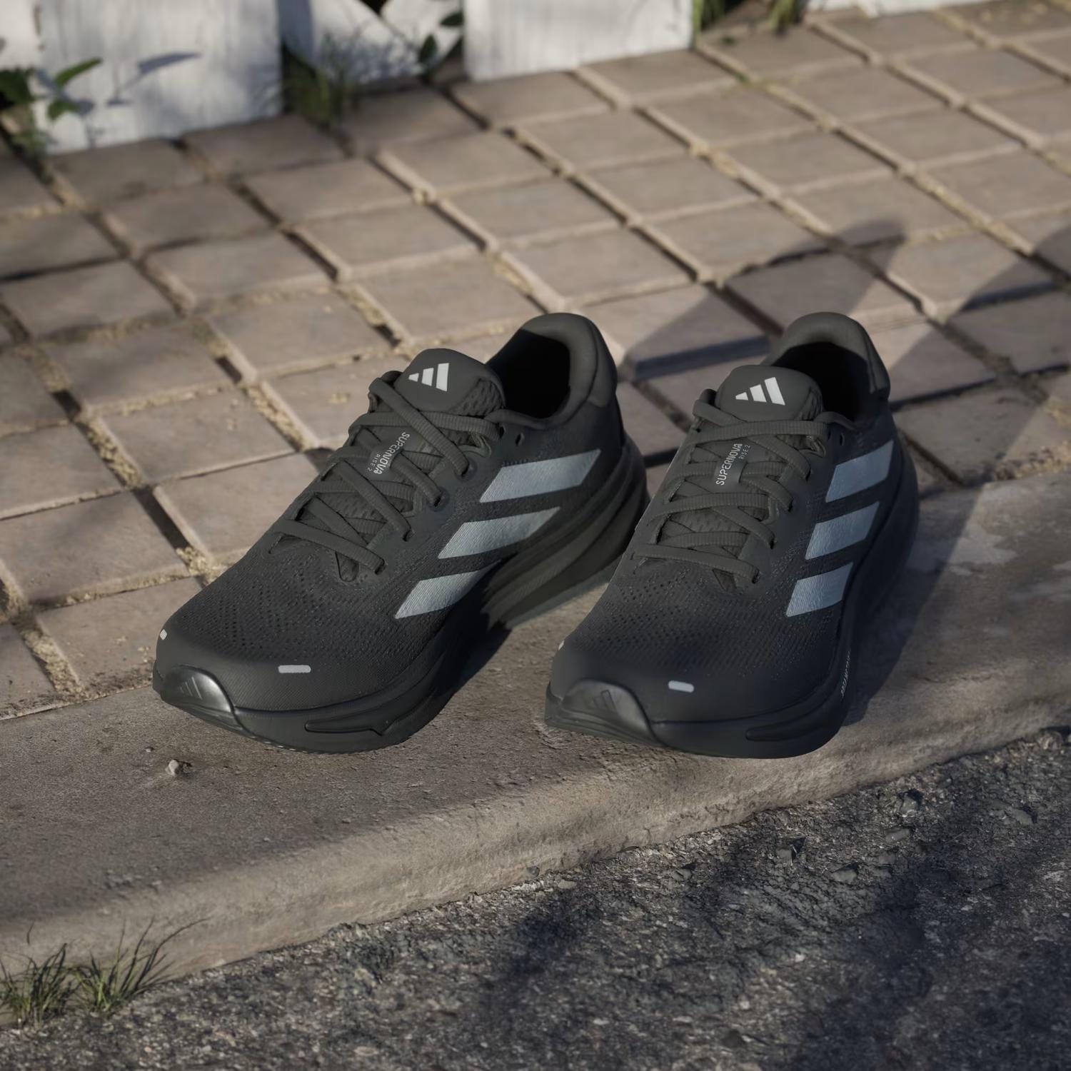 Core Women's Supernova Rise 2 Running Shoes In Core Black/silver Metallic/core Black