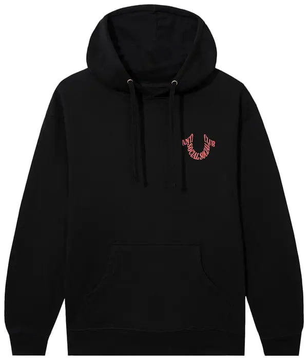 ASSC Anti Social Social Club x True Religion Anti - Truth Premium Heavyweight Hoodie Black