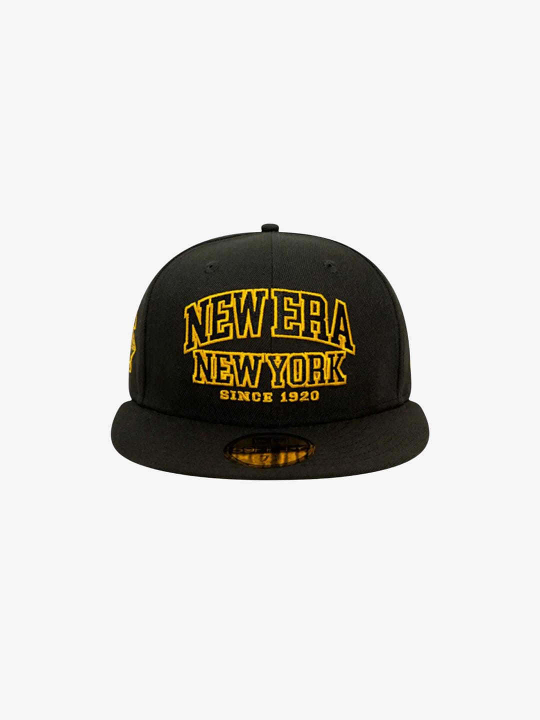 New Era New York Wordmark 100th Anniversary Black/Gold 59FIFTY Fitted Cap